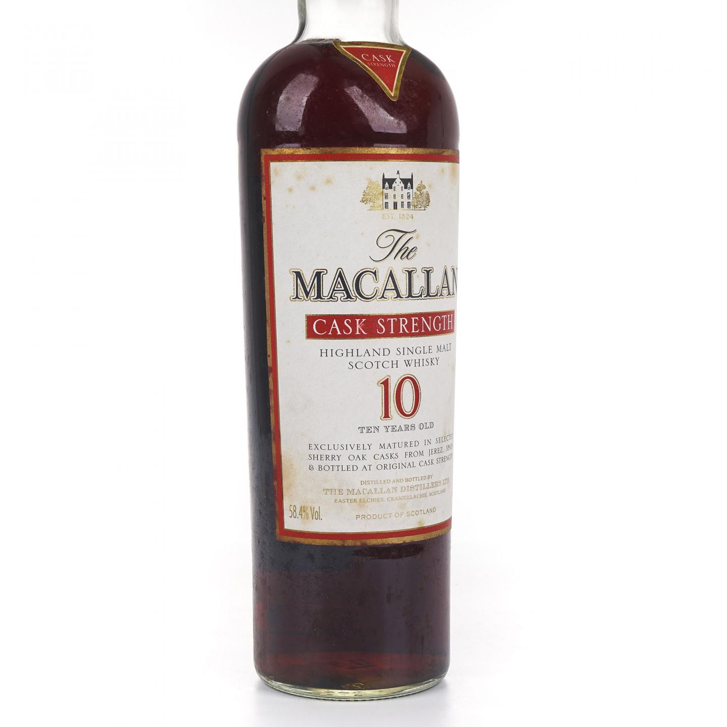Macallan 麦卡伦 10年 桶强 1升装 58.4%vol.