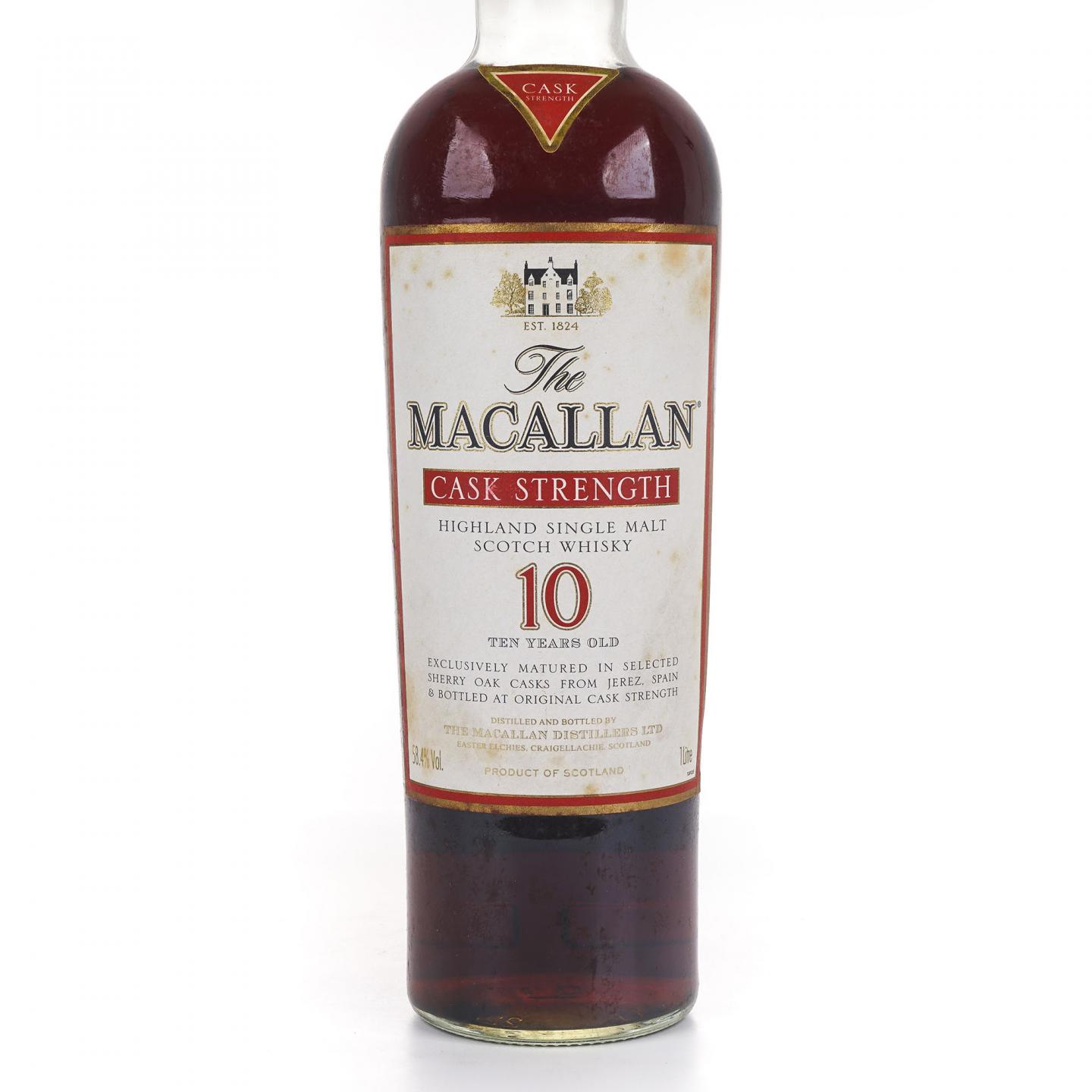 Macallan 麦卡伦 10年 桶强 1升装 58.4%vol.
