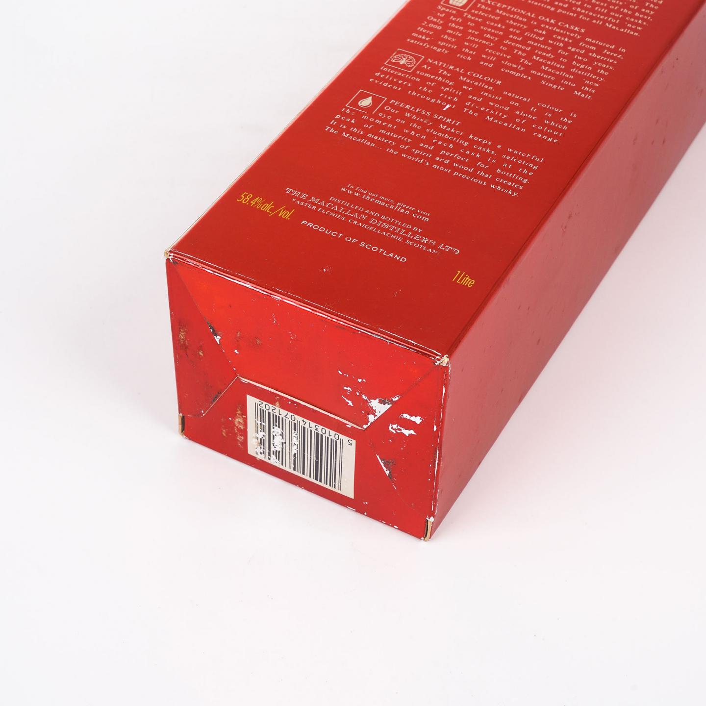 Macallan 麦卡伦 10年 桶强 1升装 58.4%vol.