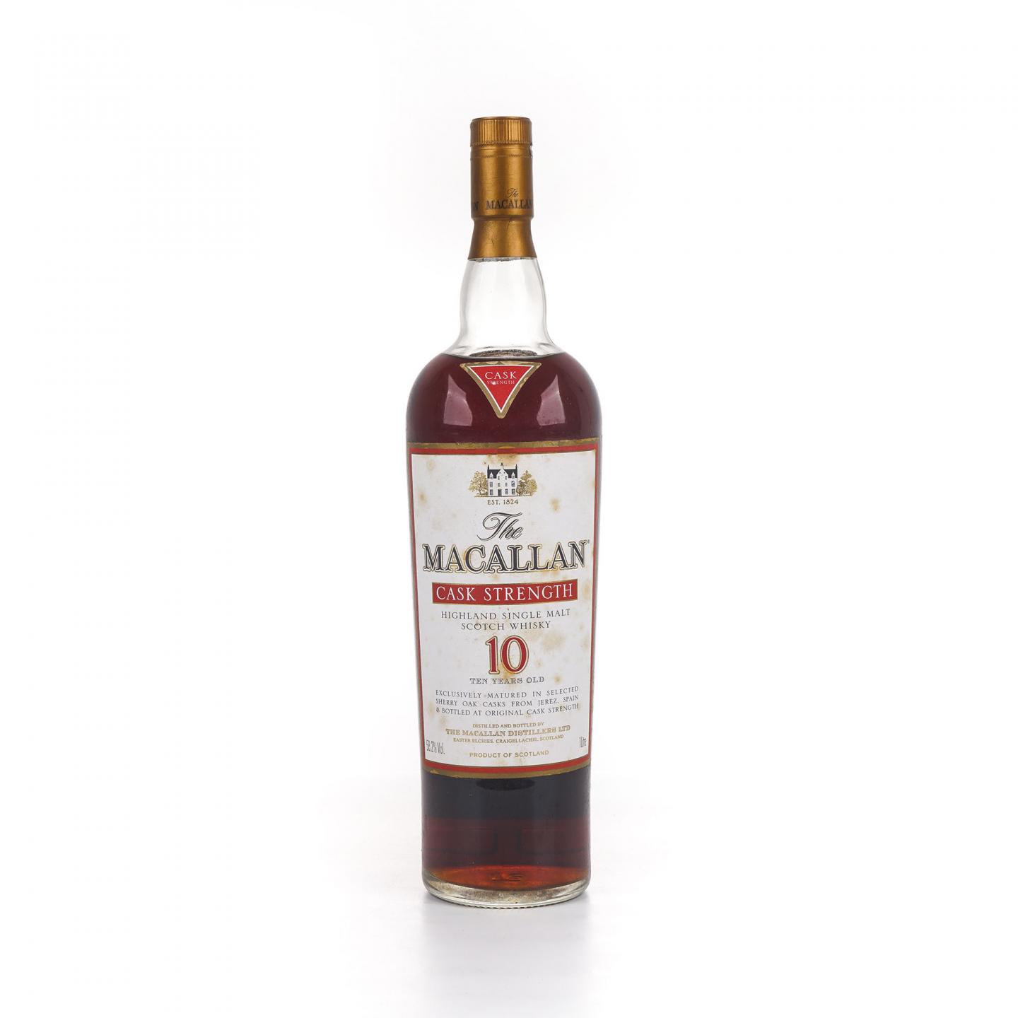 Macallan 麦卡伦 10年 桶强 1升装 58.2%