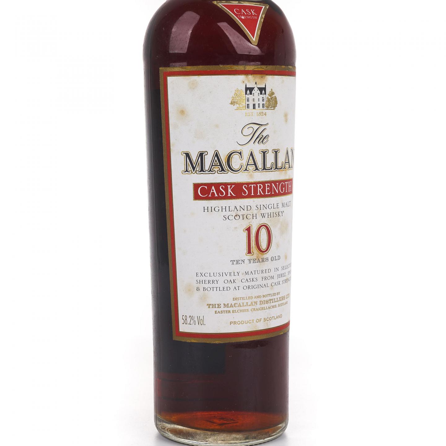 Macallan 麦卡伦 10年 桶强 1升装 58.2%