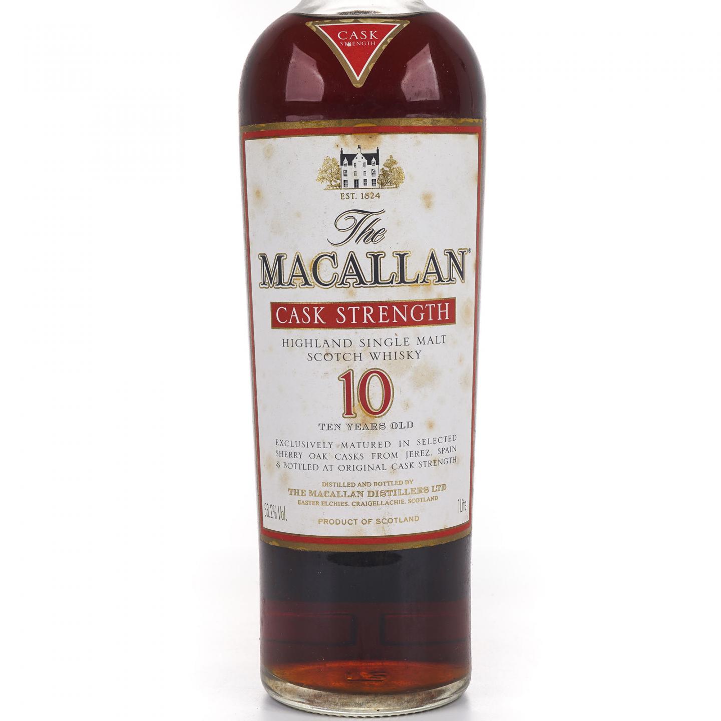 Macallan 麦卡伦 10年 桶强 1升装 58.2%