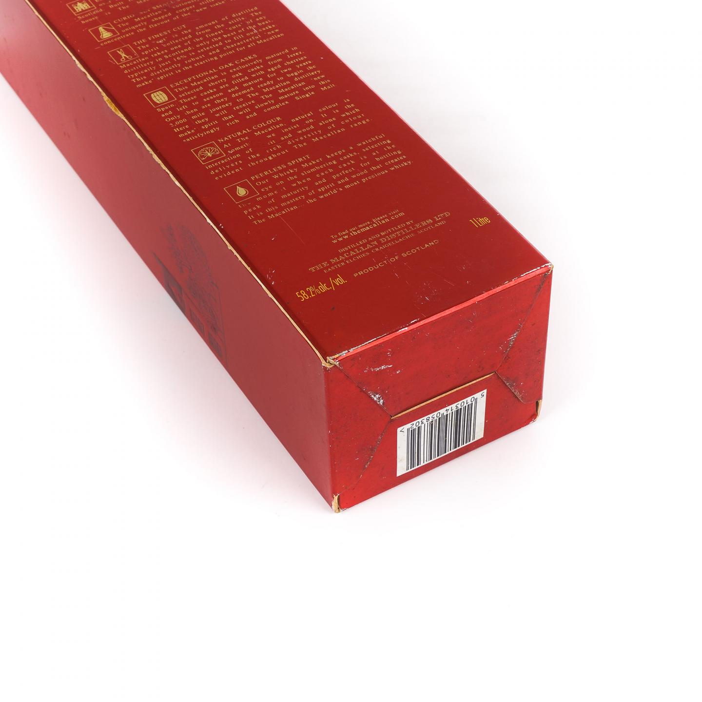 Macallan 麦卡伦 10年 桶强 1升装 58.2%