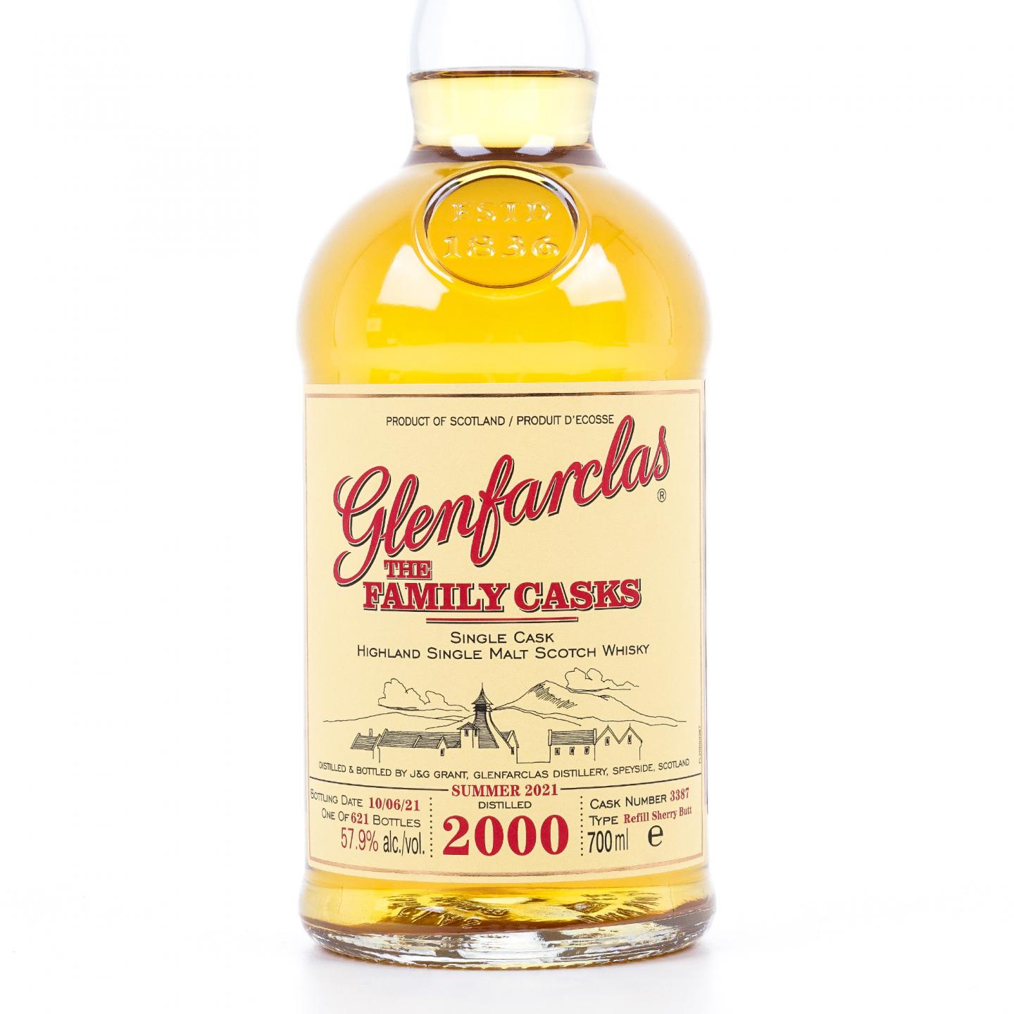 Glenfarclas 格兰花格 2000-2021 家族桶#3387