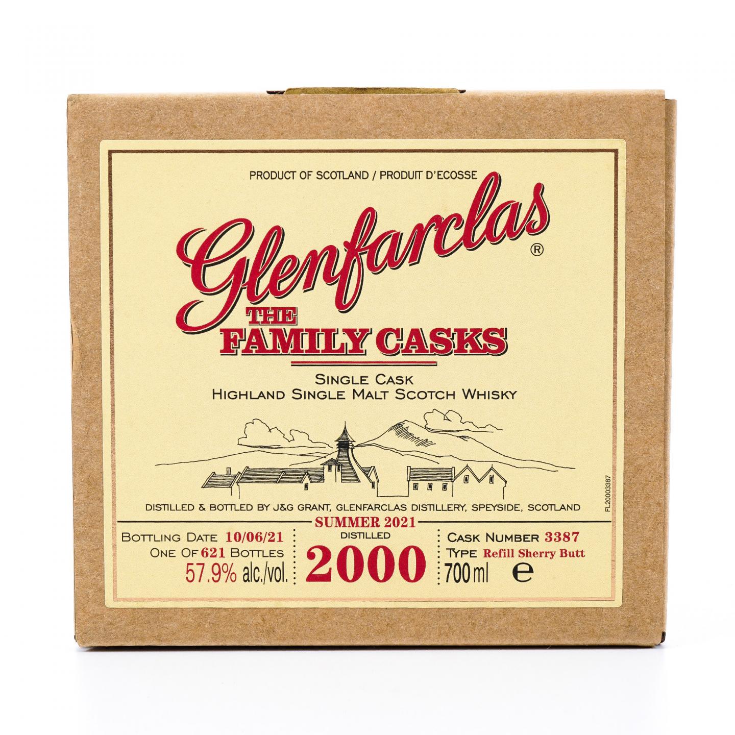 Glenfarclas 格兰花格 2000-2021 家族桶#3387