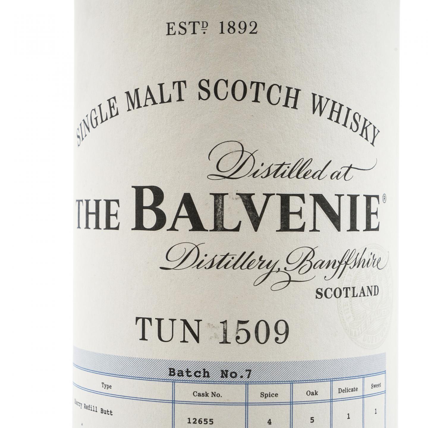 Balvenie 百富 Tun 1509 第7批次