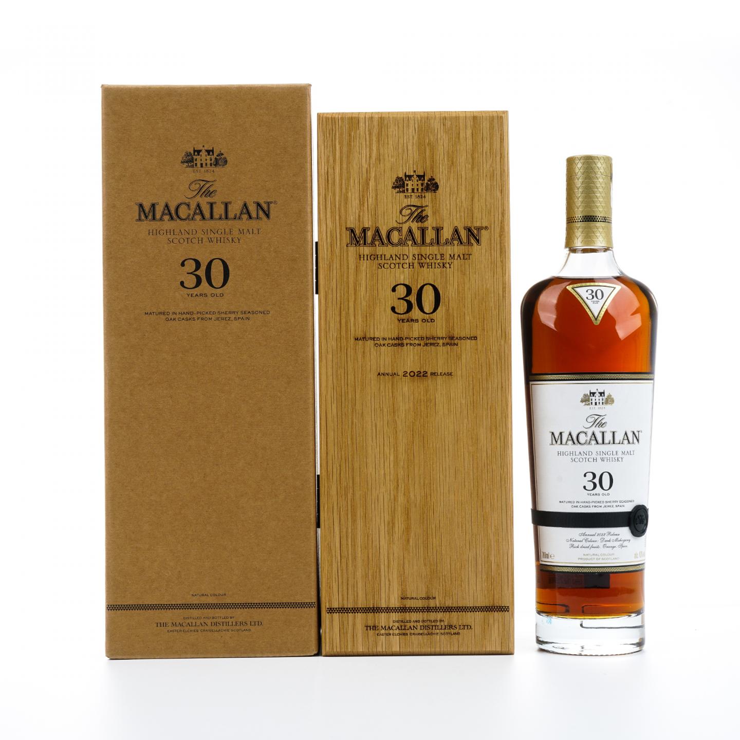 【附X光图】Macallan 麦卡伦 30年 2022 黑腰带 行货