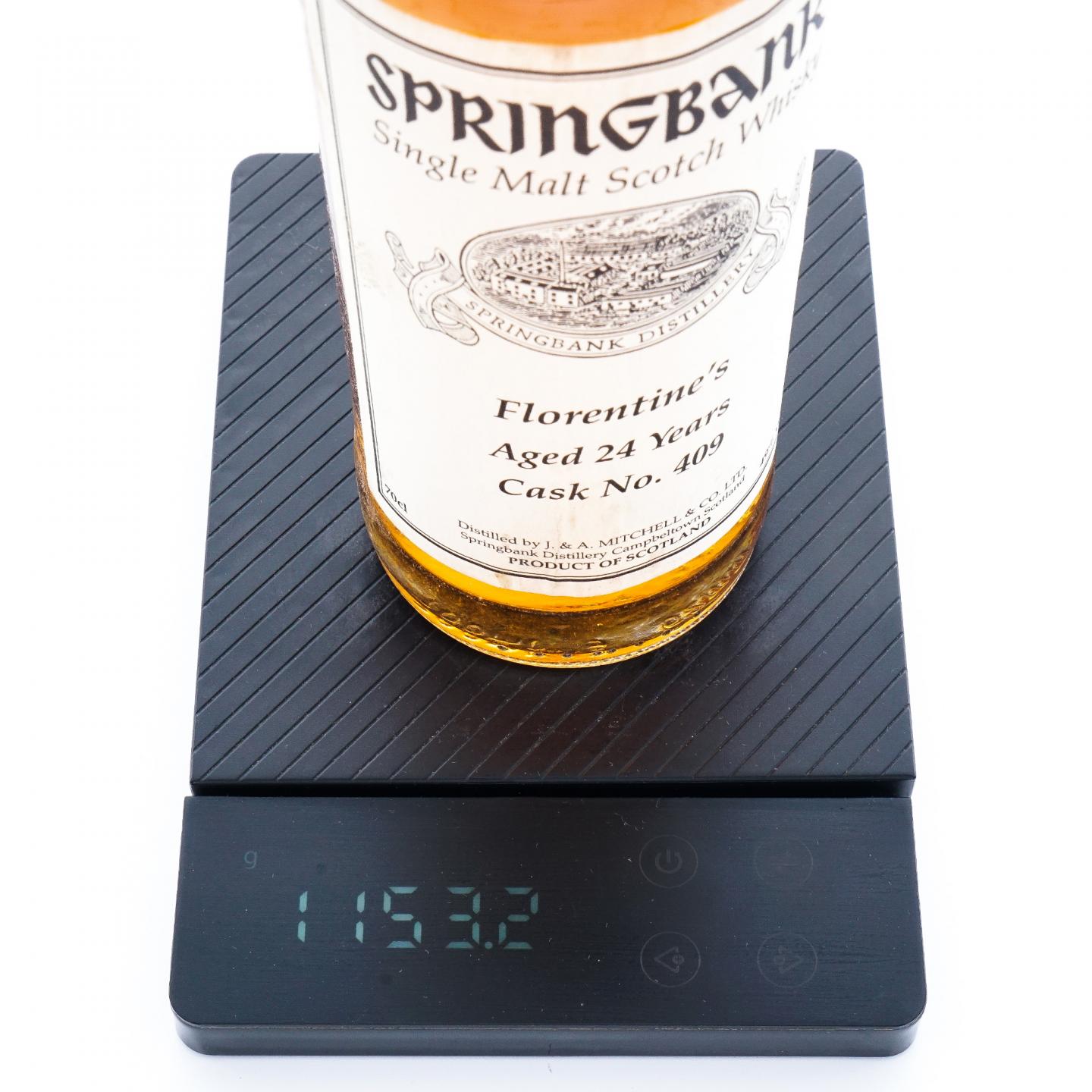 Springbank 云顶 24年 私人桶#409