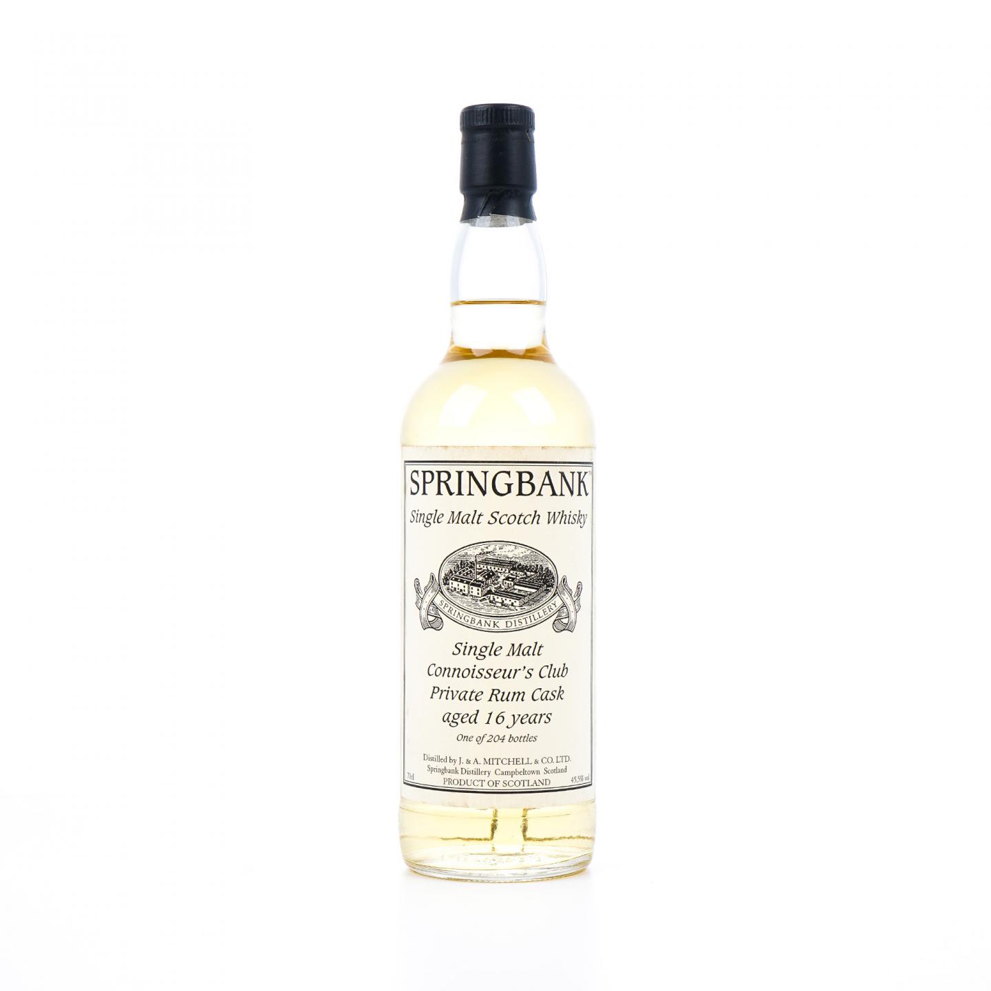 Springbank 云顶 16年 私人桶 朗姆桶