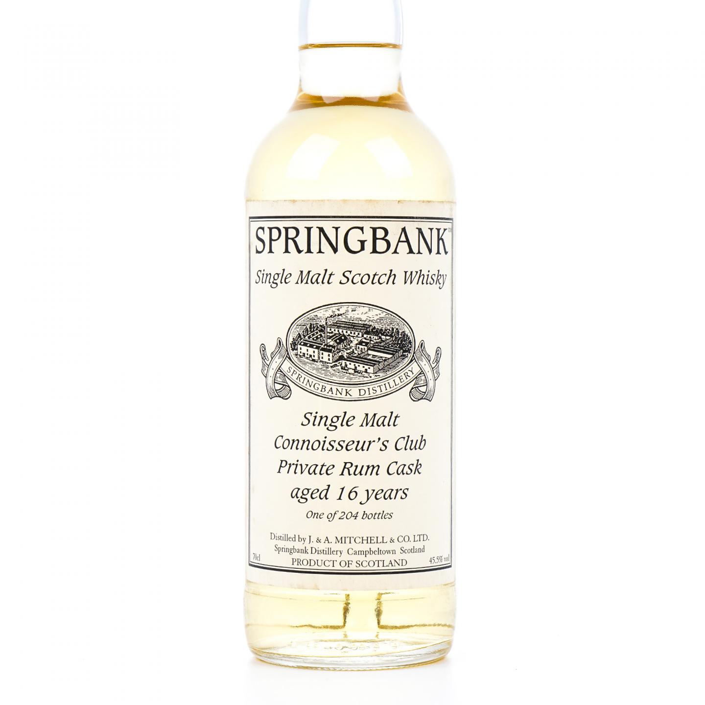 Springbank 云顶 16年 私人桶 朗姆桶