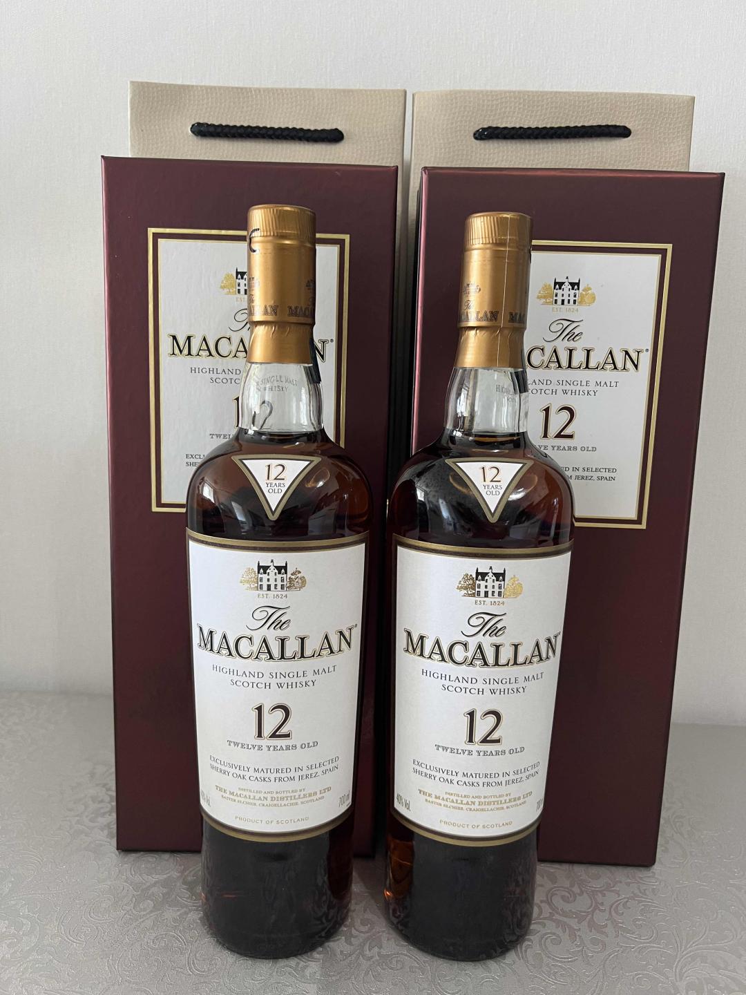 Macallan 麦卡伦12年经典雪莉桶系列2支