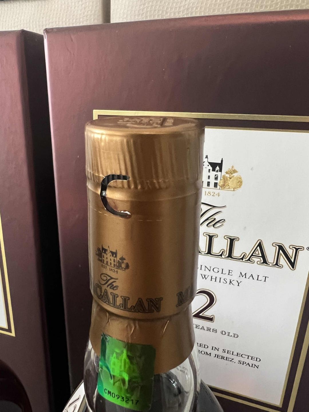 Macallan 麦卡伦12年经典雪莉桶系列2支