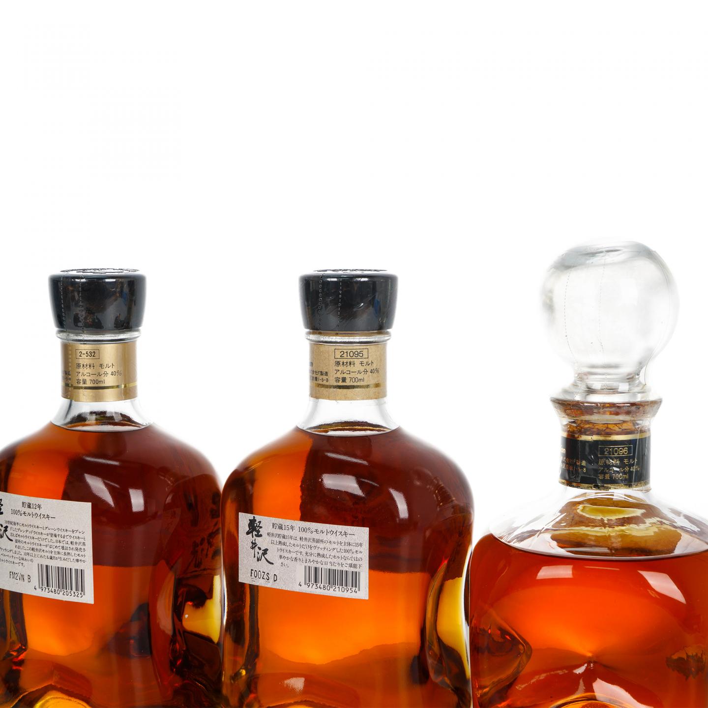 轻井泽 12/15/17年 100% Malt Whisky 3瓶组