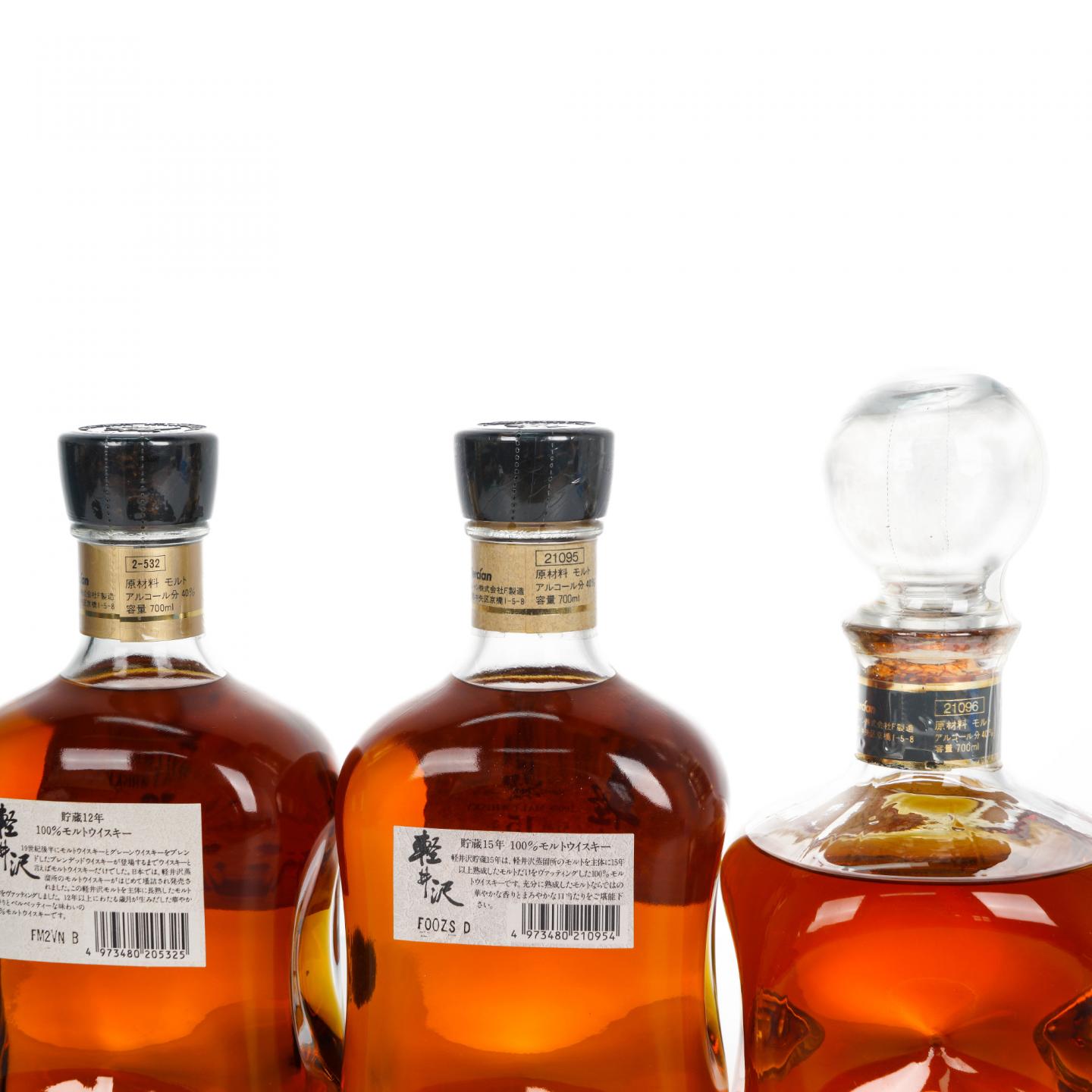 轻井泽 12/15/17年 100% Malt Whisky 3瓶组