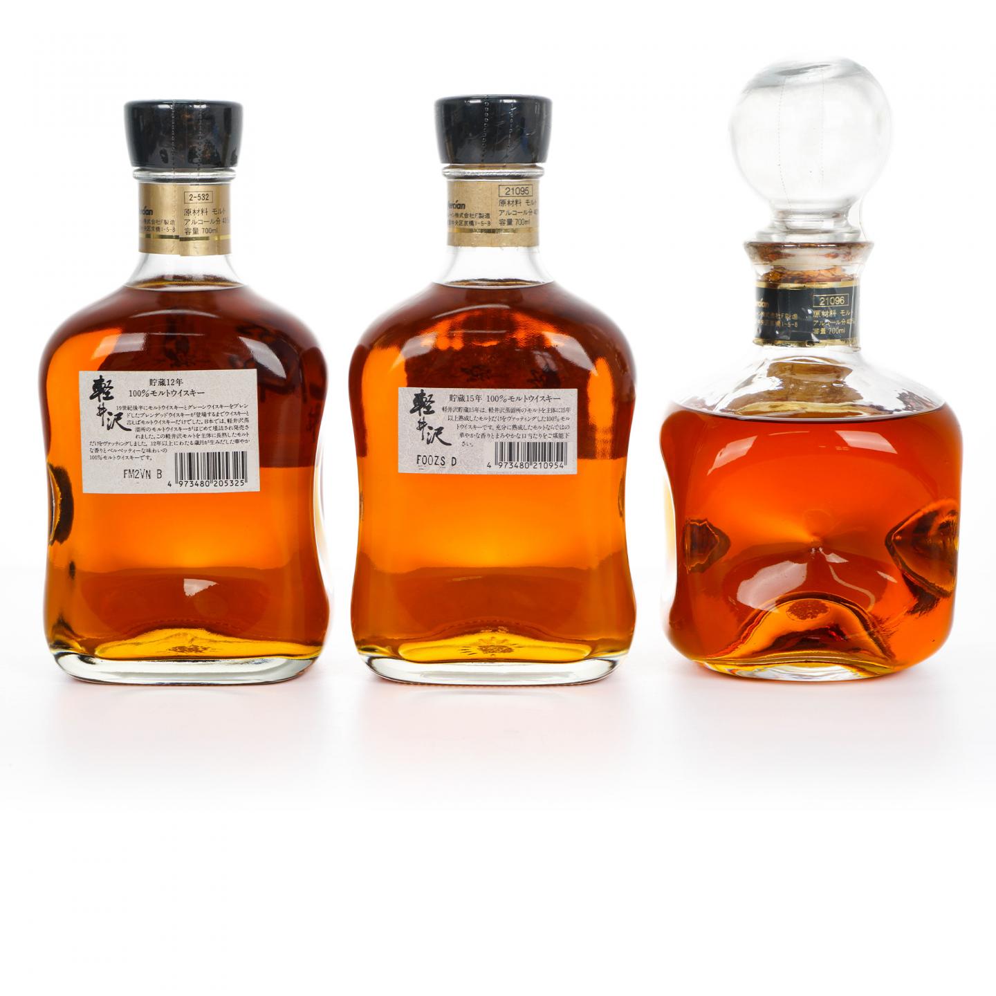 轻井泽 12/15/17年 100% Malt Whisky 3瓶组