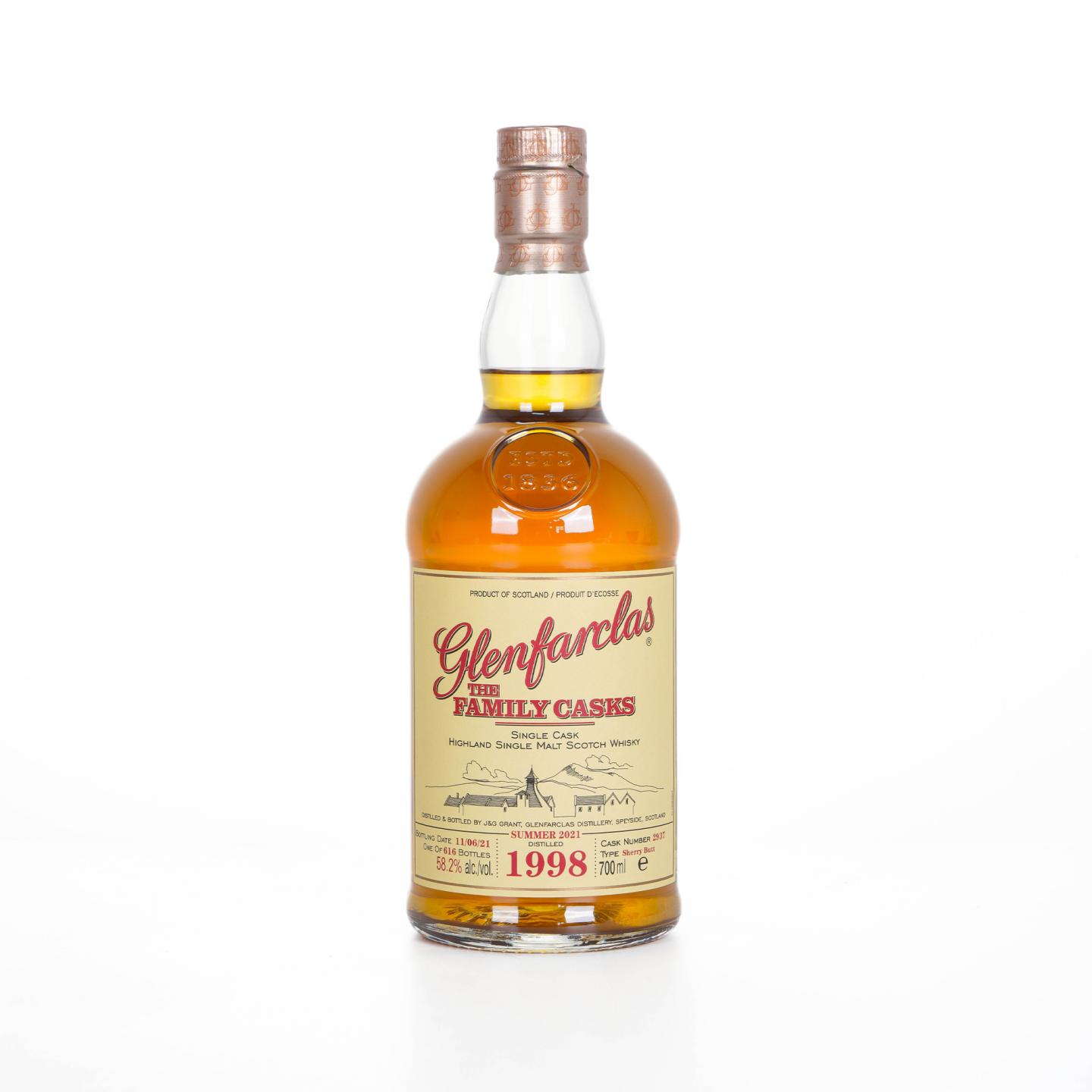 Glenfarclas 格兰花格 1998-2021 家族桶#2937