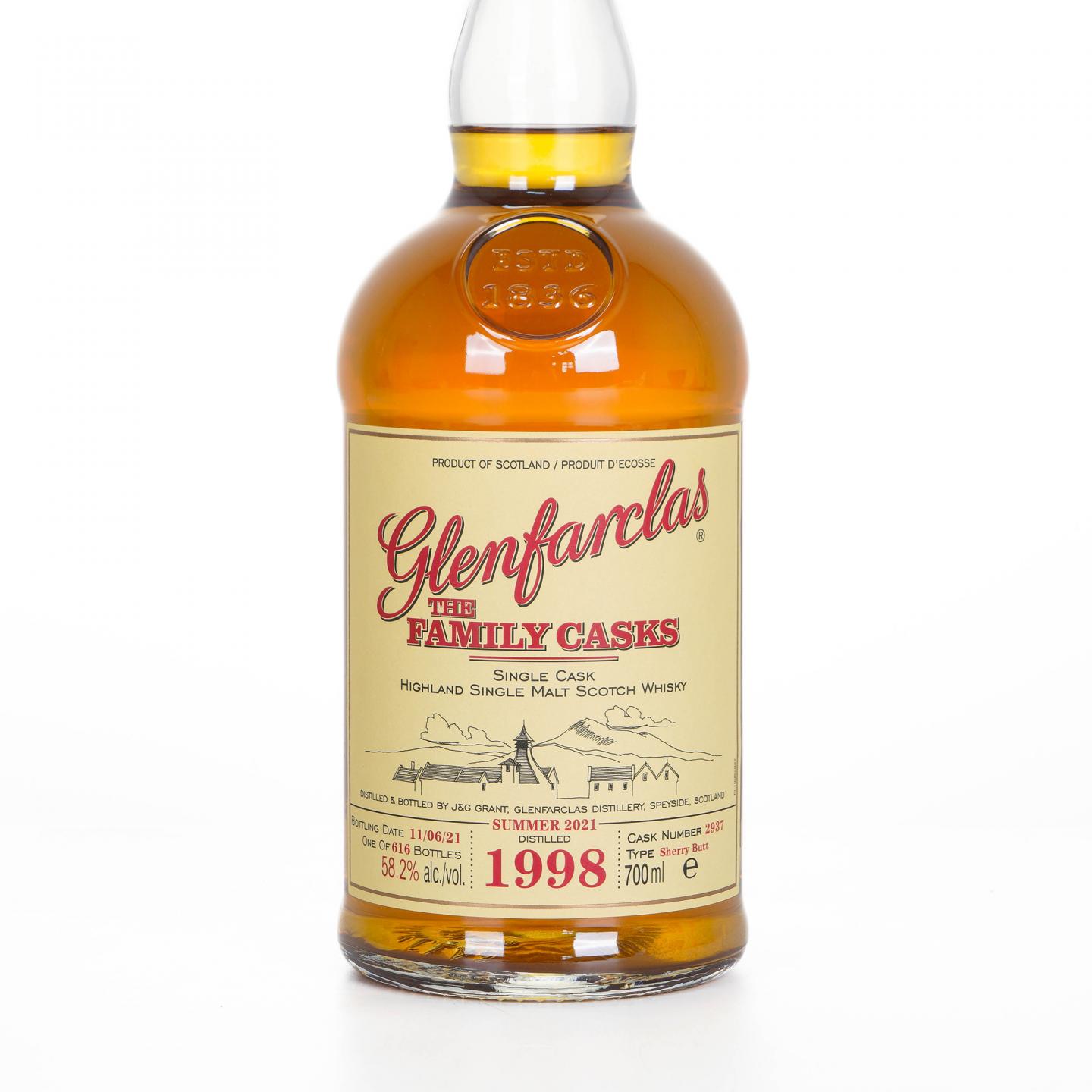 Glenfarclas 格兰花格 1998-2021 家族桶#2937