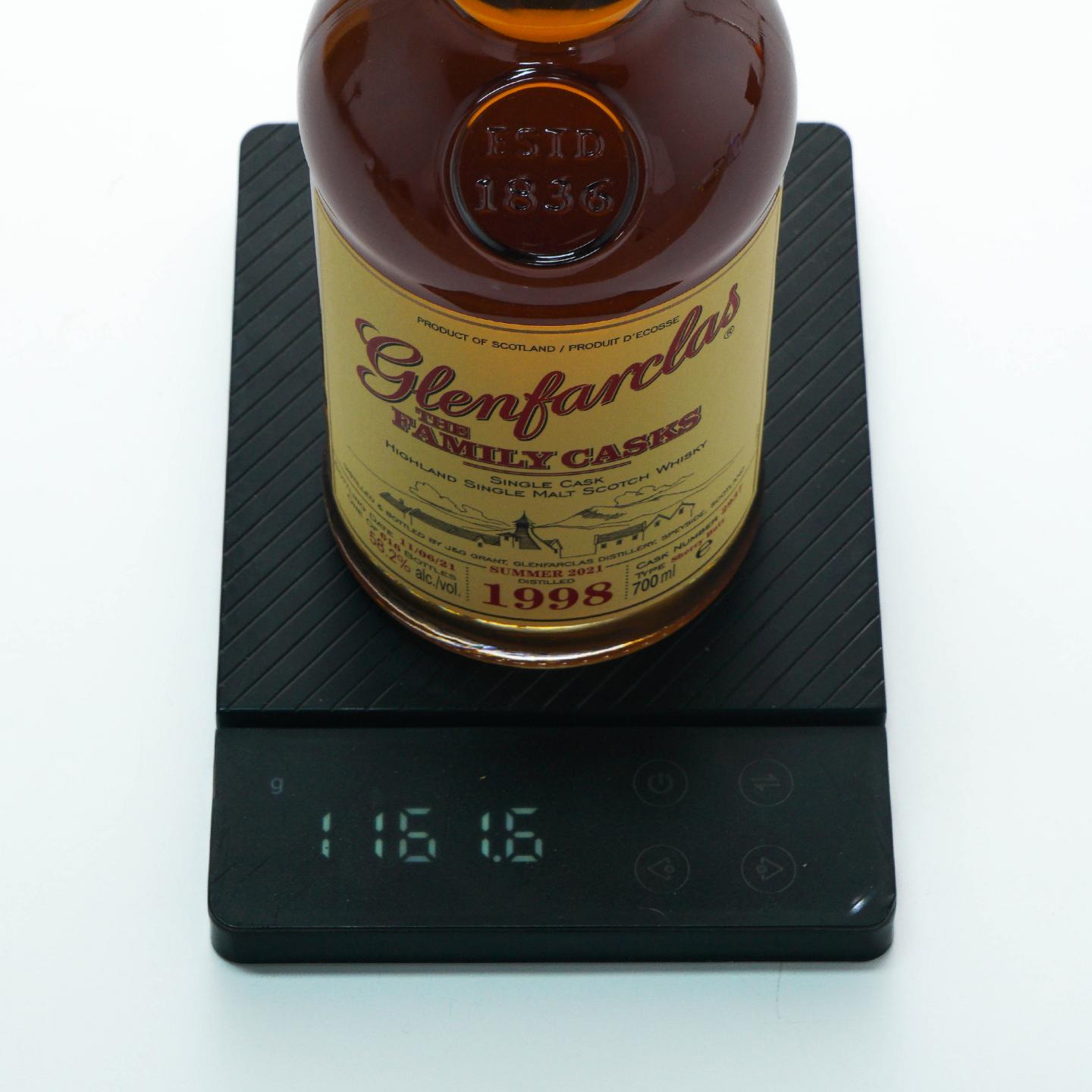 Glenfarclas 格兰花格 1998-2021 家族桶#2937
