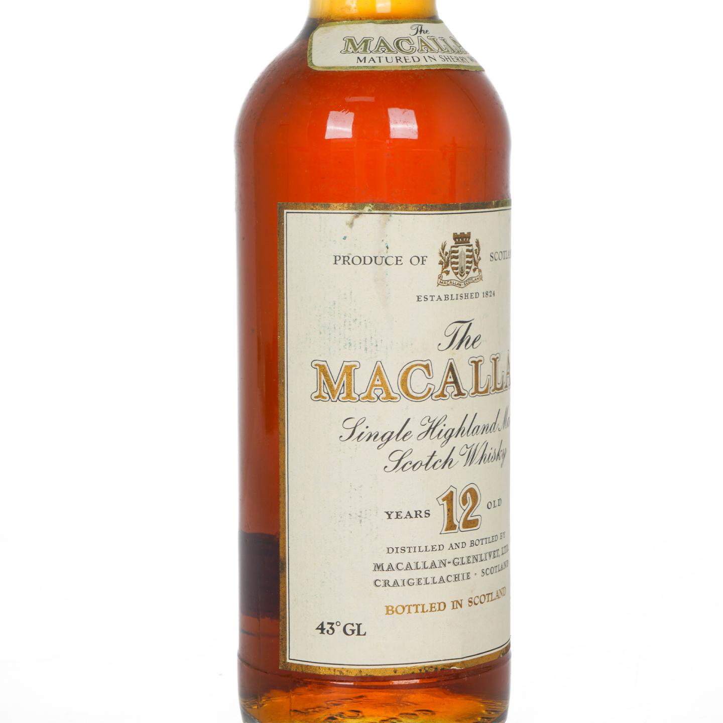 Macallan 麦卡伦 12年 雪莉桶 750ml