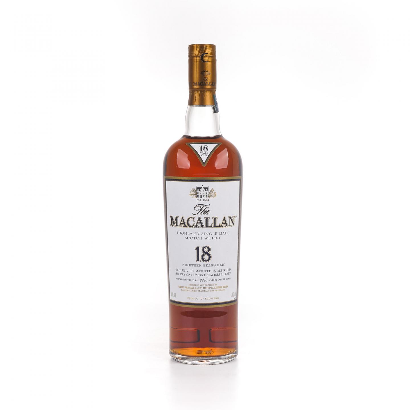 Macallan 麦卡伦 18年 1996 雪莉桶 700ml