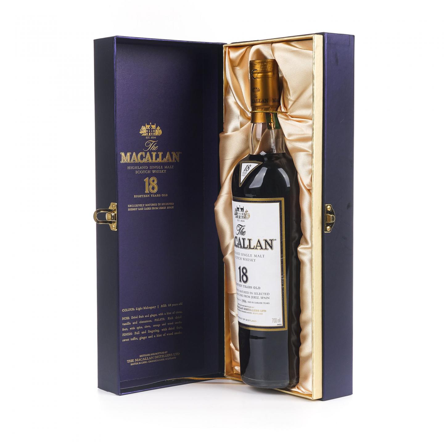Macallan 麦卡伦 18年 1996 雪莉桶 700ml