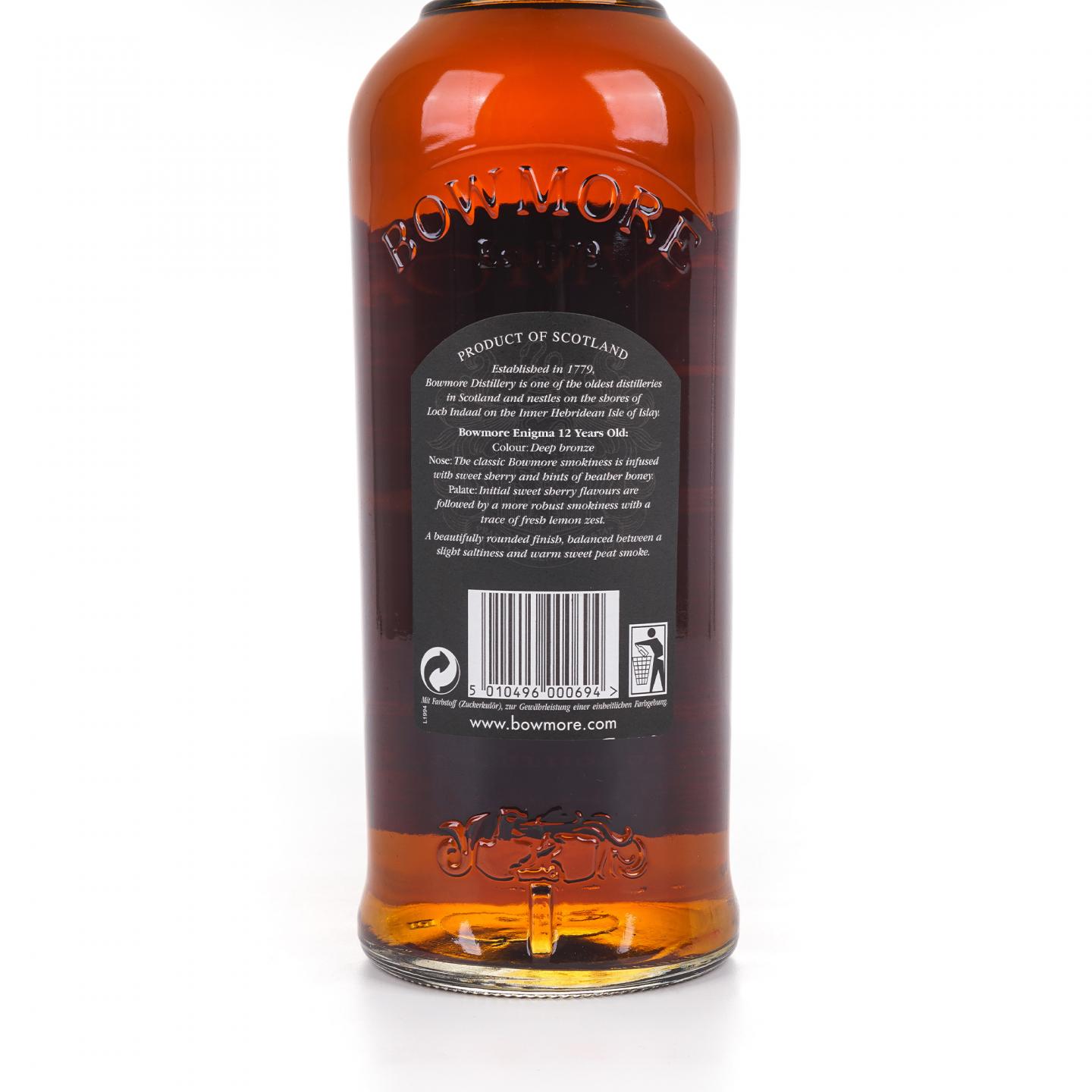 Bowmore 波摩 12年 Enigma 1升装