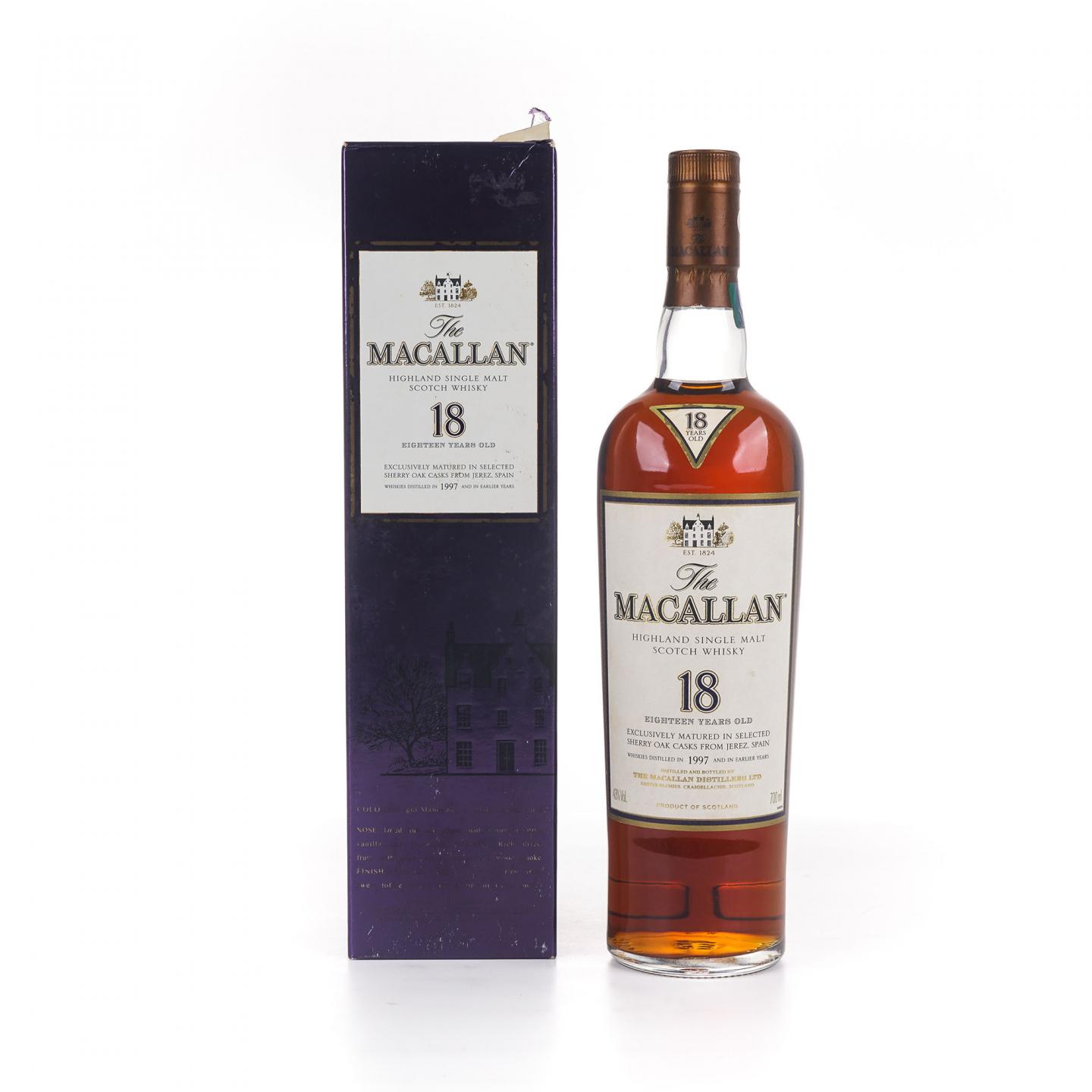 Macallan 麦卡伦 18年 1997 雪莉桶