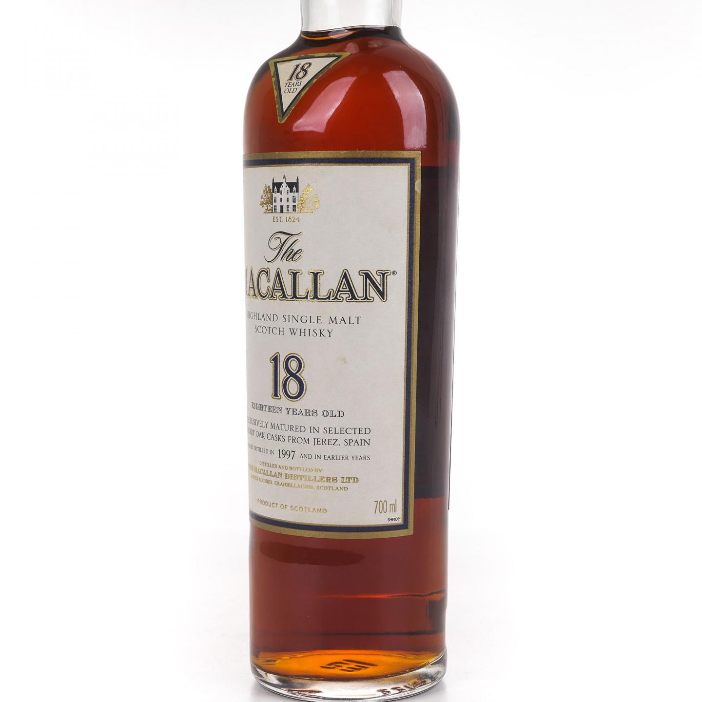 Macallan 麦卡伦 18年 1997 雪莉桶
