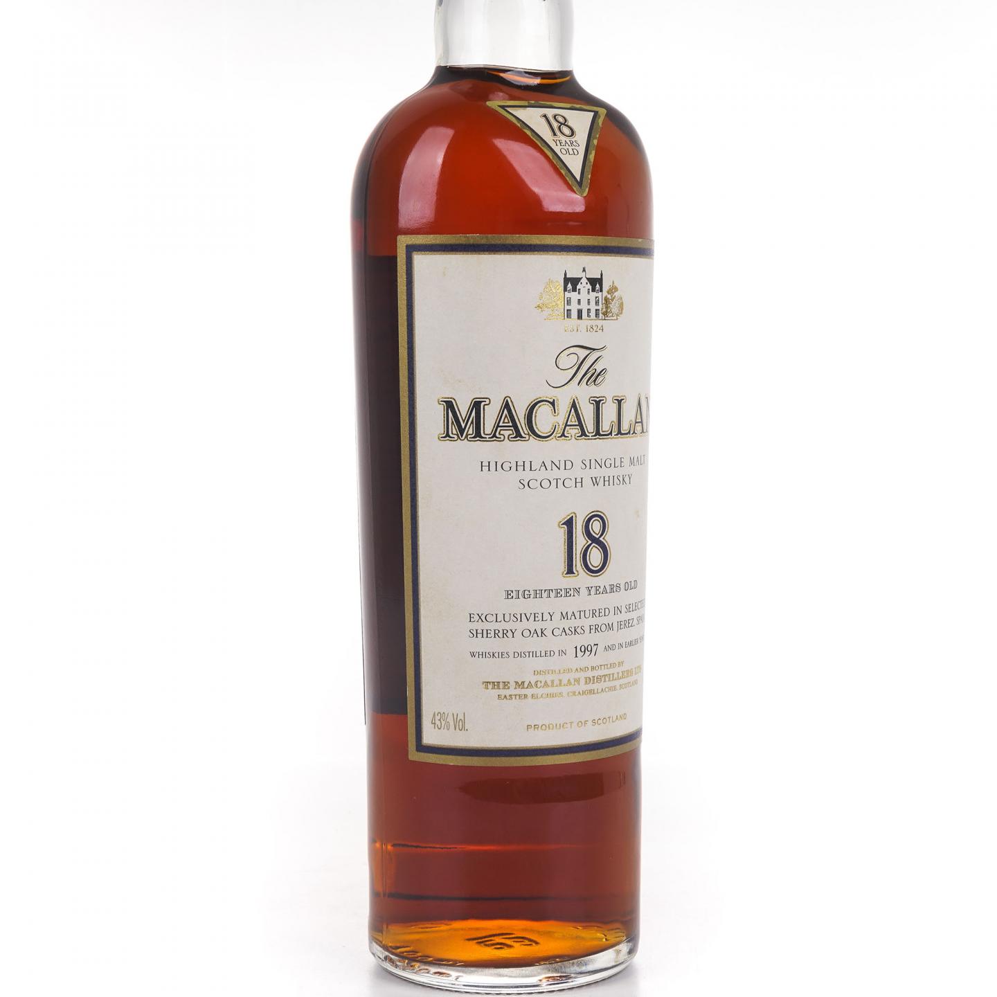 Macallan 麦卡伦 18年 1997 雪莉桶