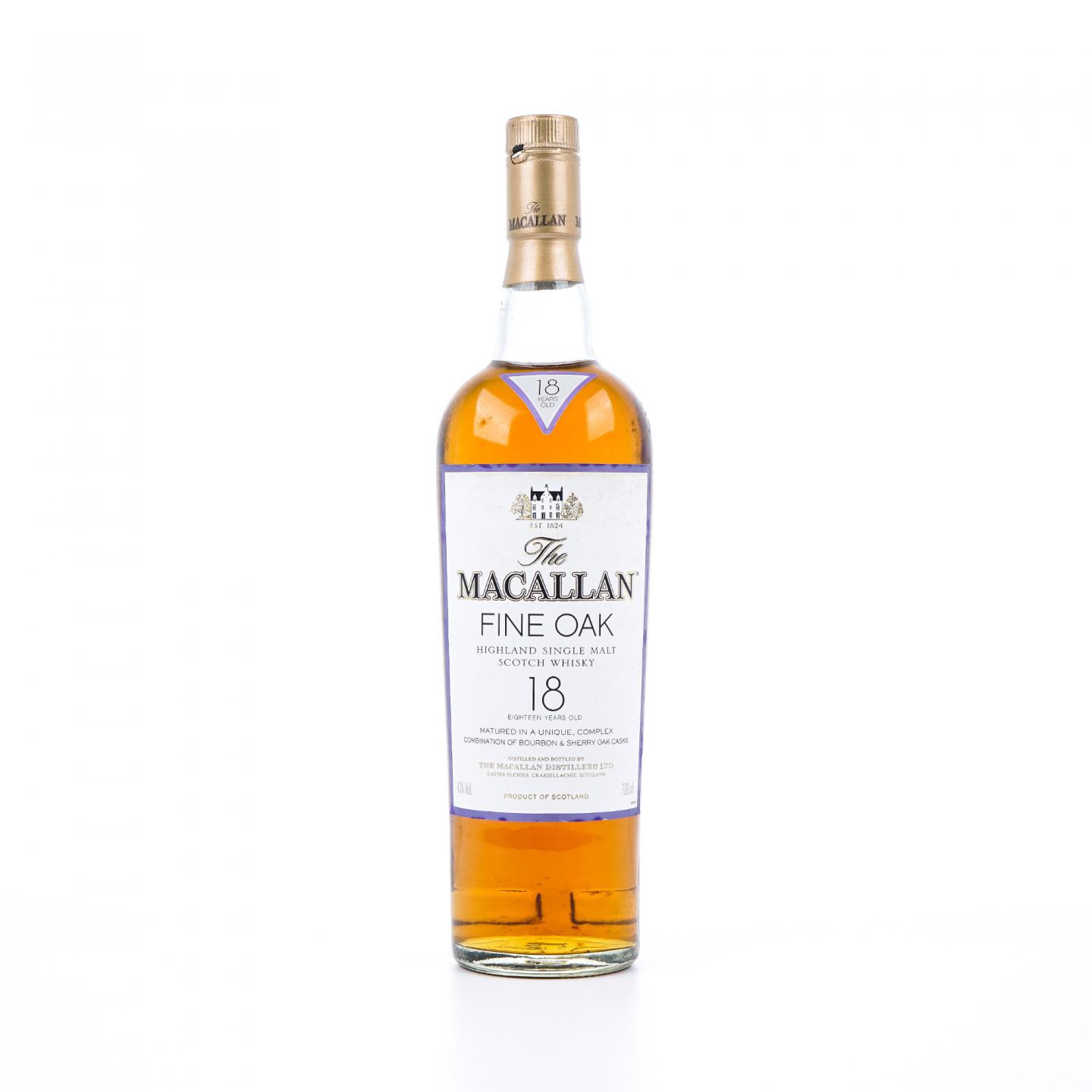 Macallan 麦卡伦 18年 Fine Oak
