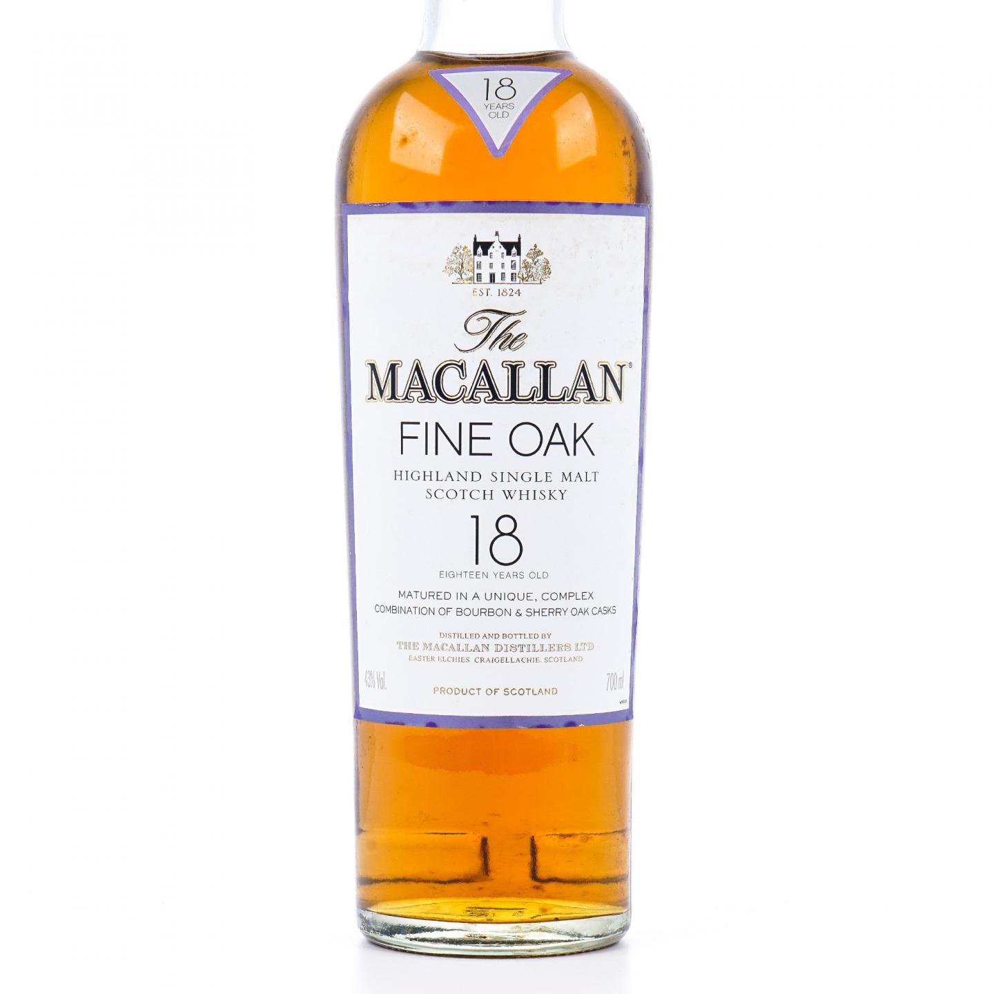 Macallan 麦卡伦 18年 Fine Oak