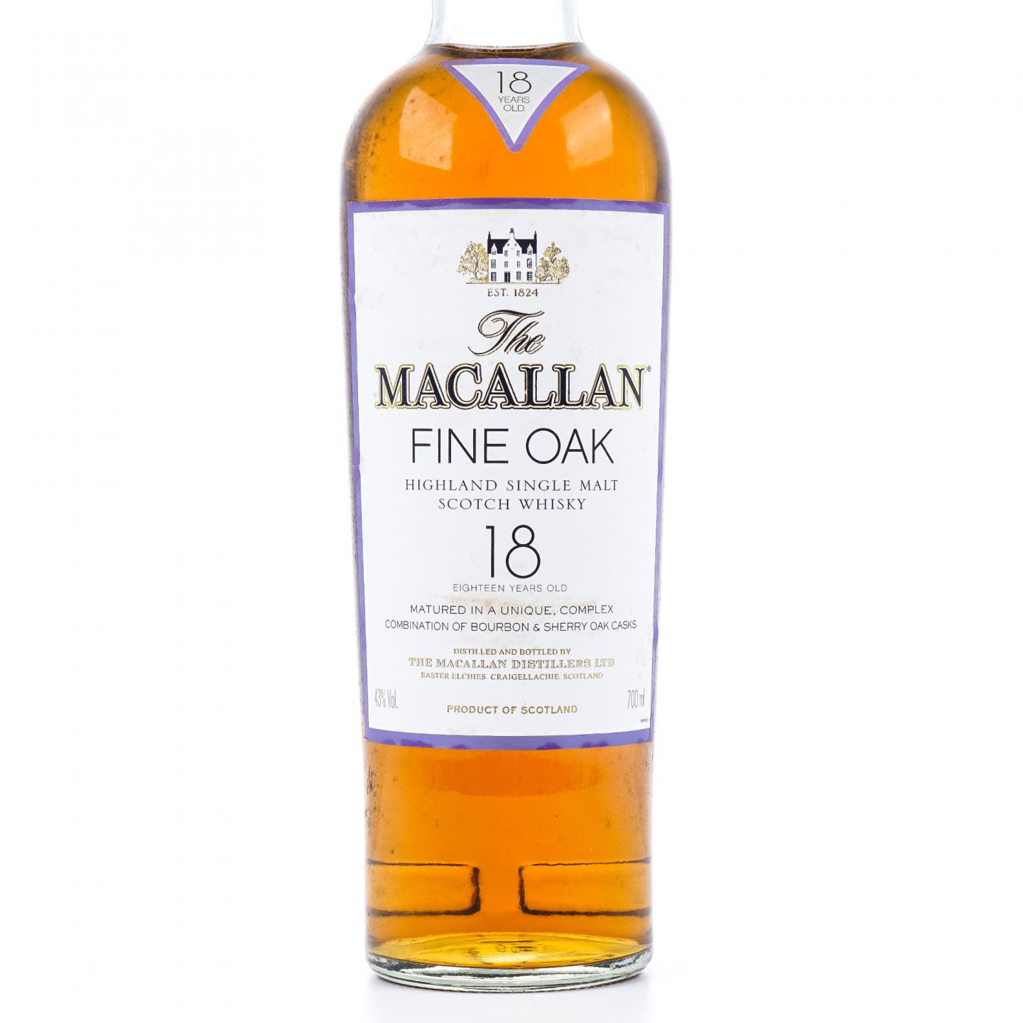 Macallan 麦卡伦 18年 Fine Oak 700ml