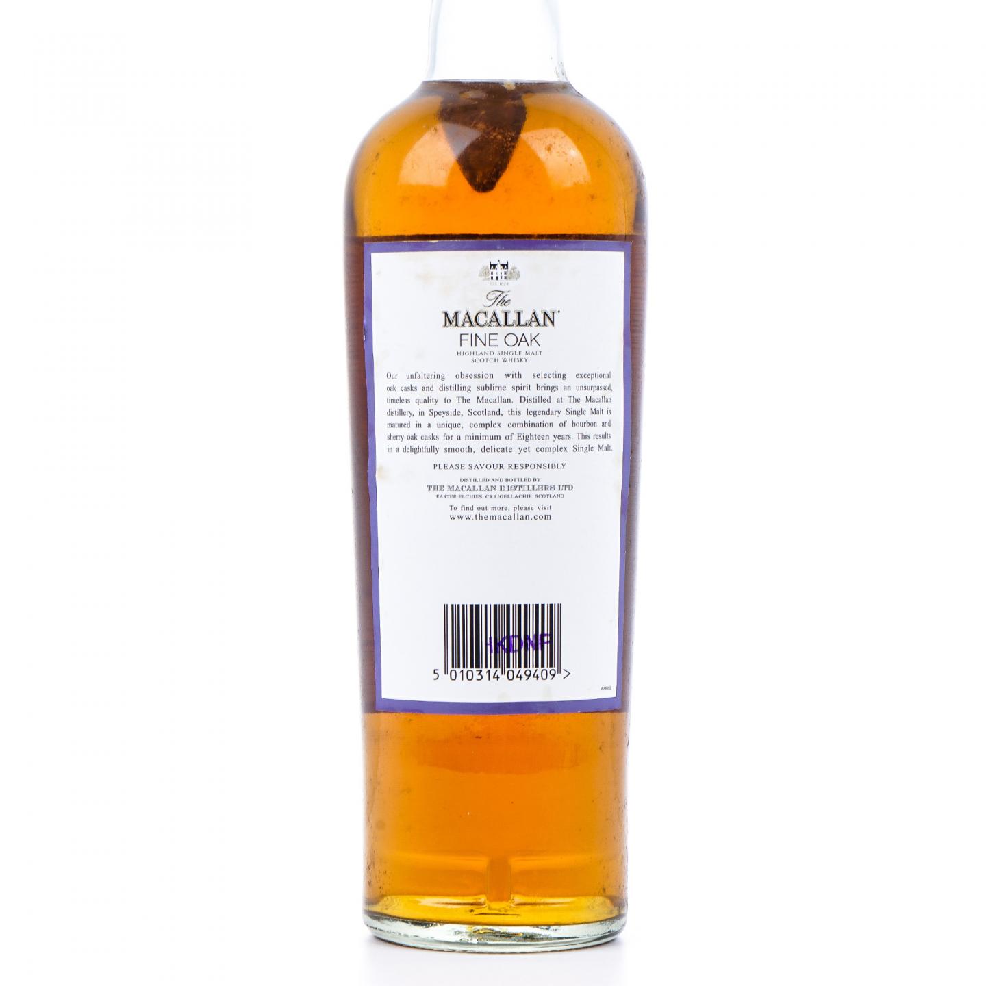 Macallan 麦卡伦 18年 Fine Oak 700ml