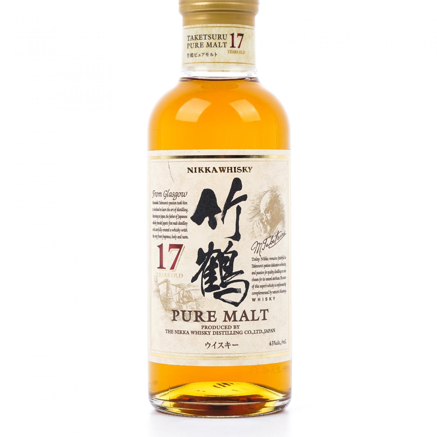 【酒版】竹鹤 17年 Pure Malt 180ml