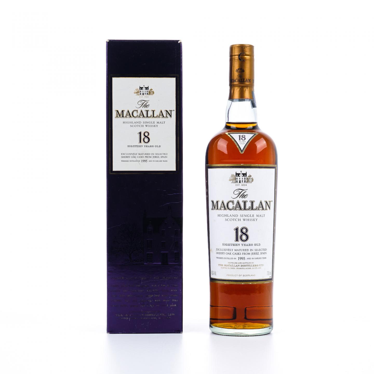 Macallan 麦卡伦 18年 1995 雪莉桶