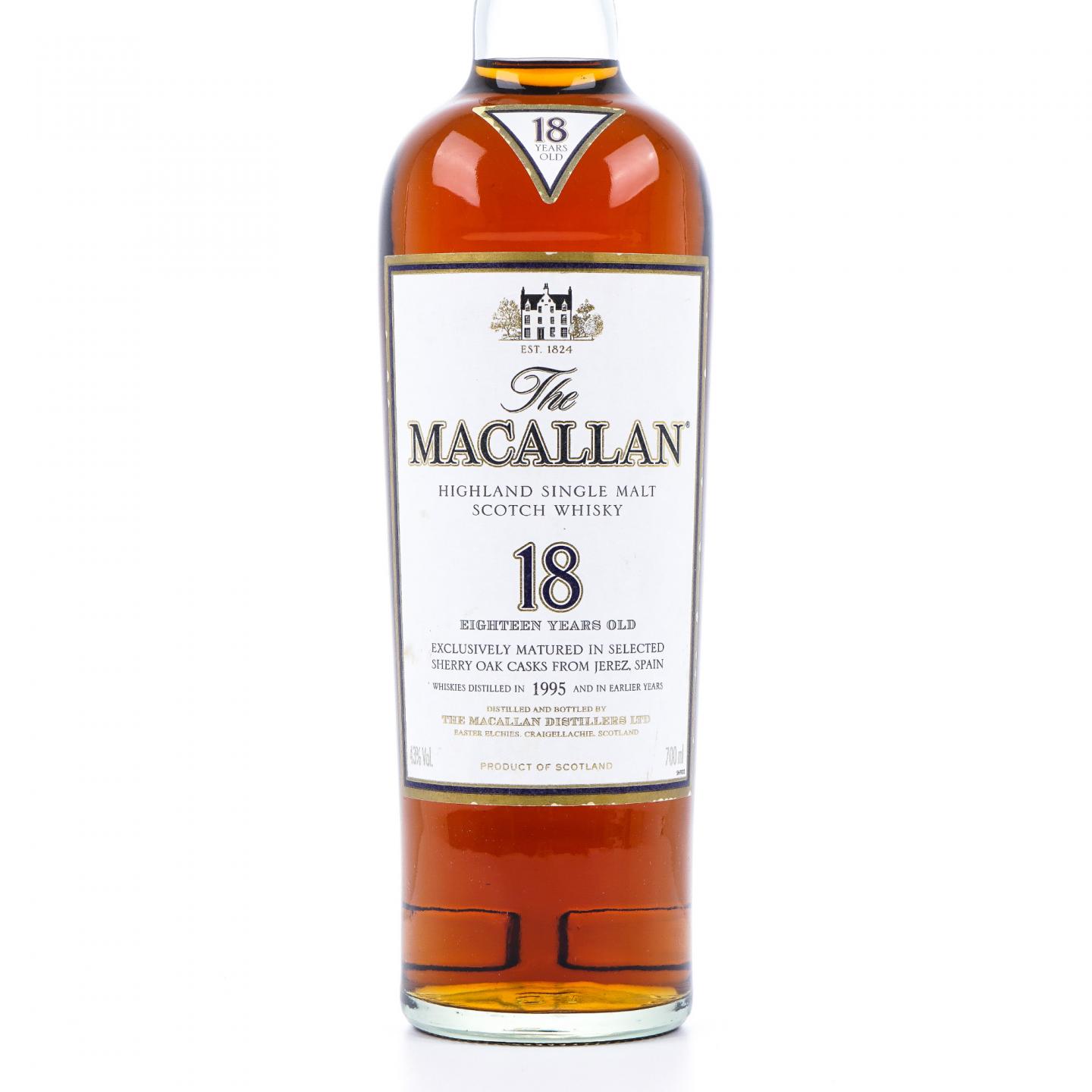 Macallan 麦卡伦 18年 1995 雪莉桶