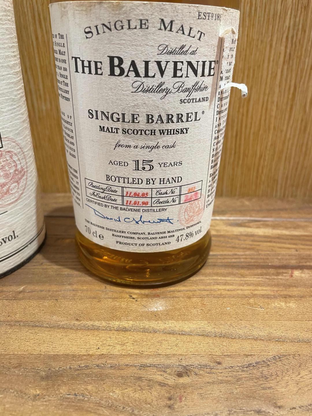 百富15年单桶 1990-2005草写版