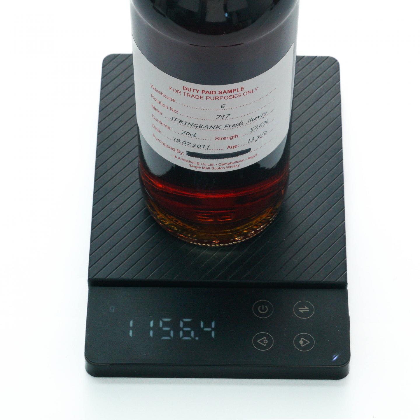 Springbank 云顶 13年 2011 完税瓶 雪莉桶 57.6%Vol.
