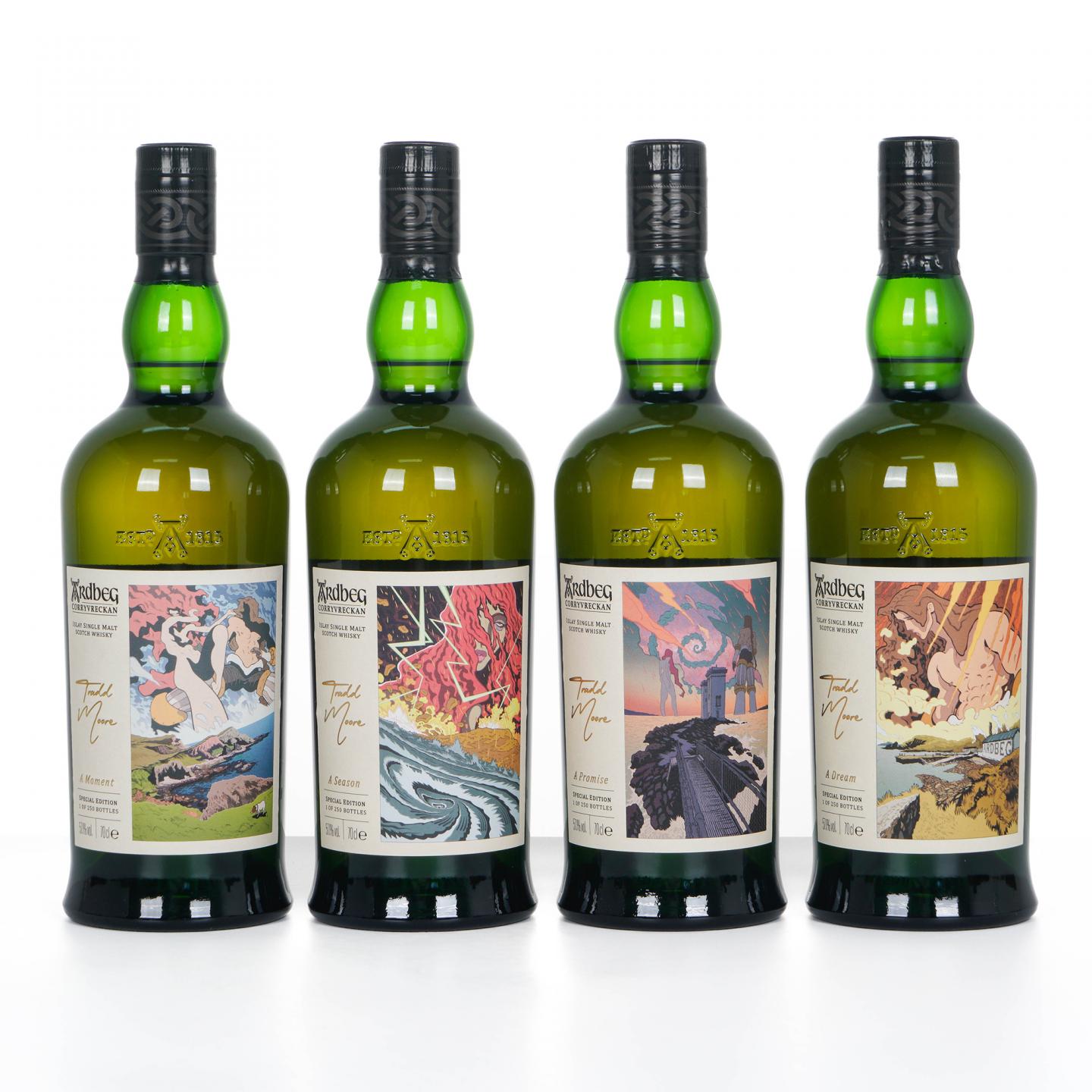 Ardbeg 阿贝 “漩涡”系列 限量版 4支组