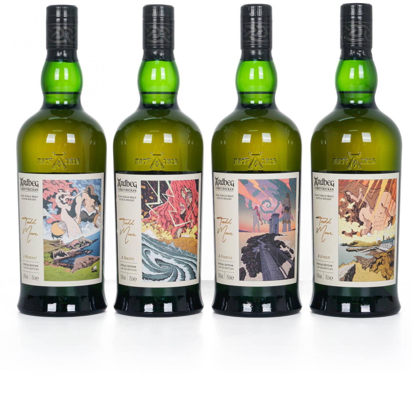 Ardbeg 阿贝 “漩涡”系列 限量版 4支组