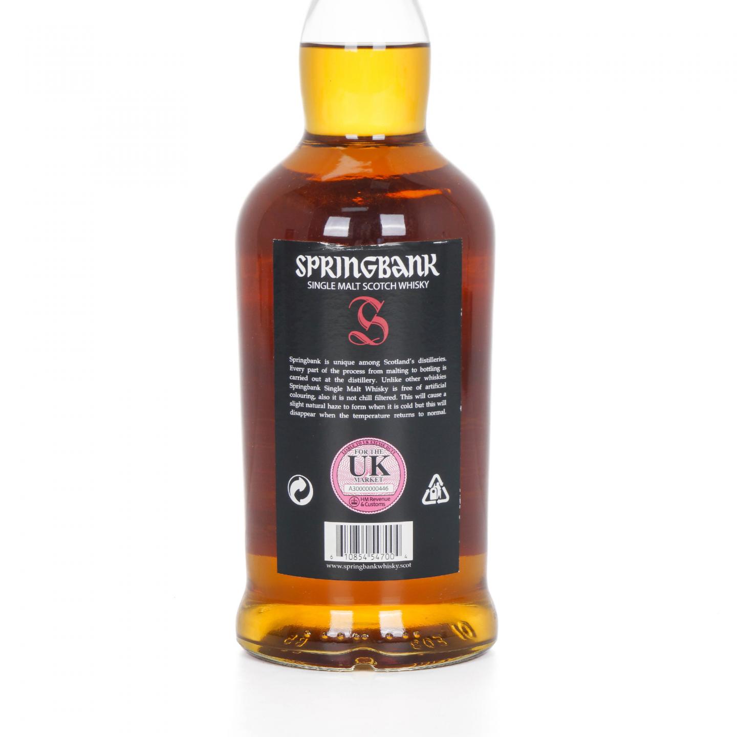 Springbank 云顶 12年 桶强 56.5%Vol.