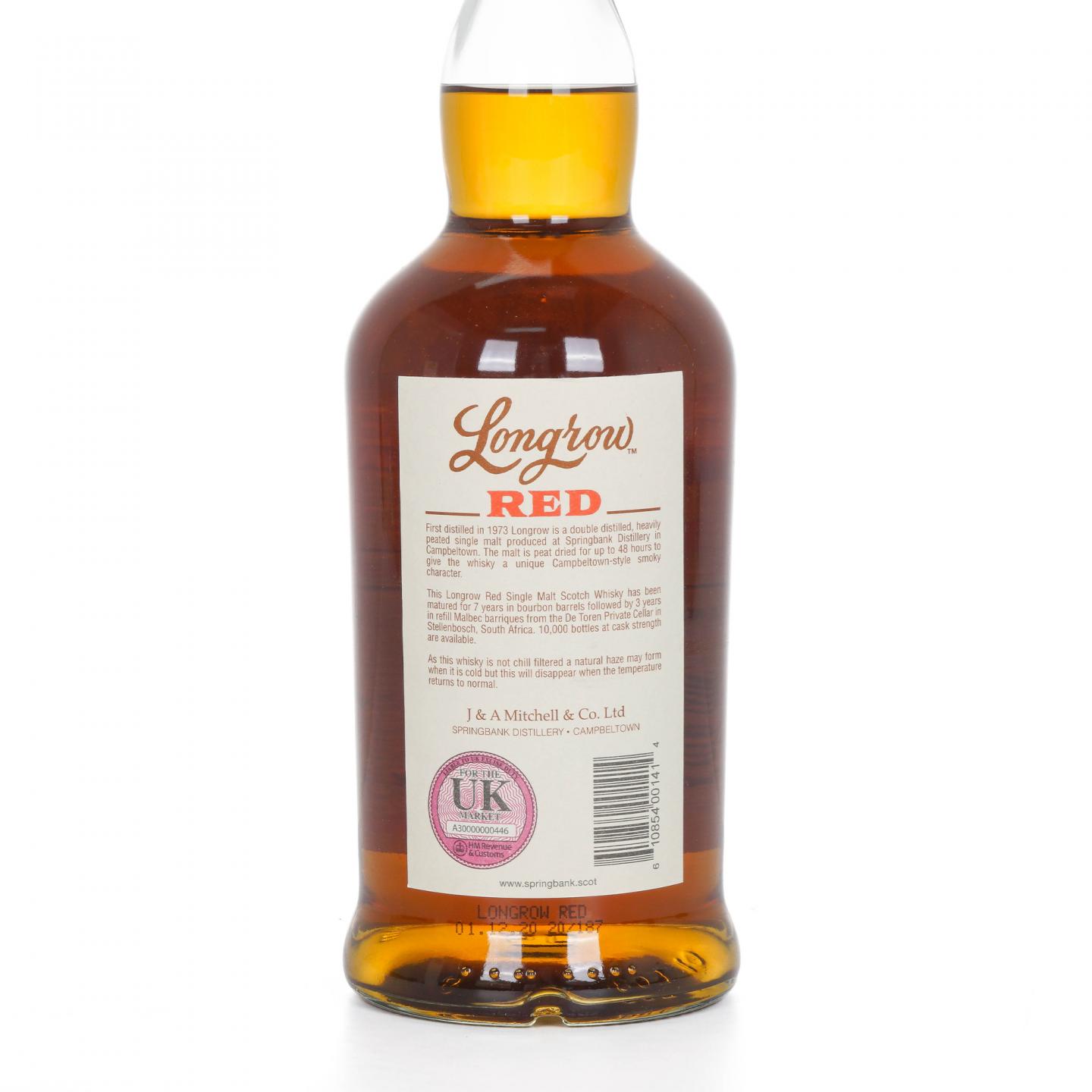Longrow 朗格罗 10年 2020 Red 52.5%Vol.
