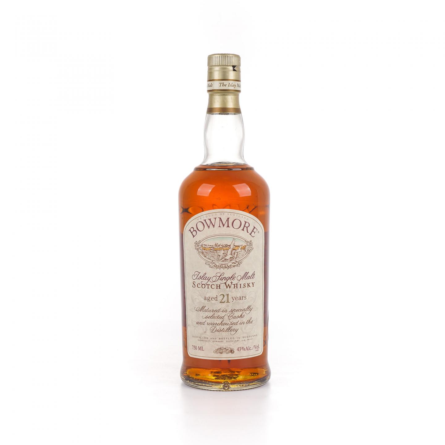 Bowmore 波摩 21年 红标海鸥 750ml