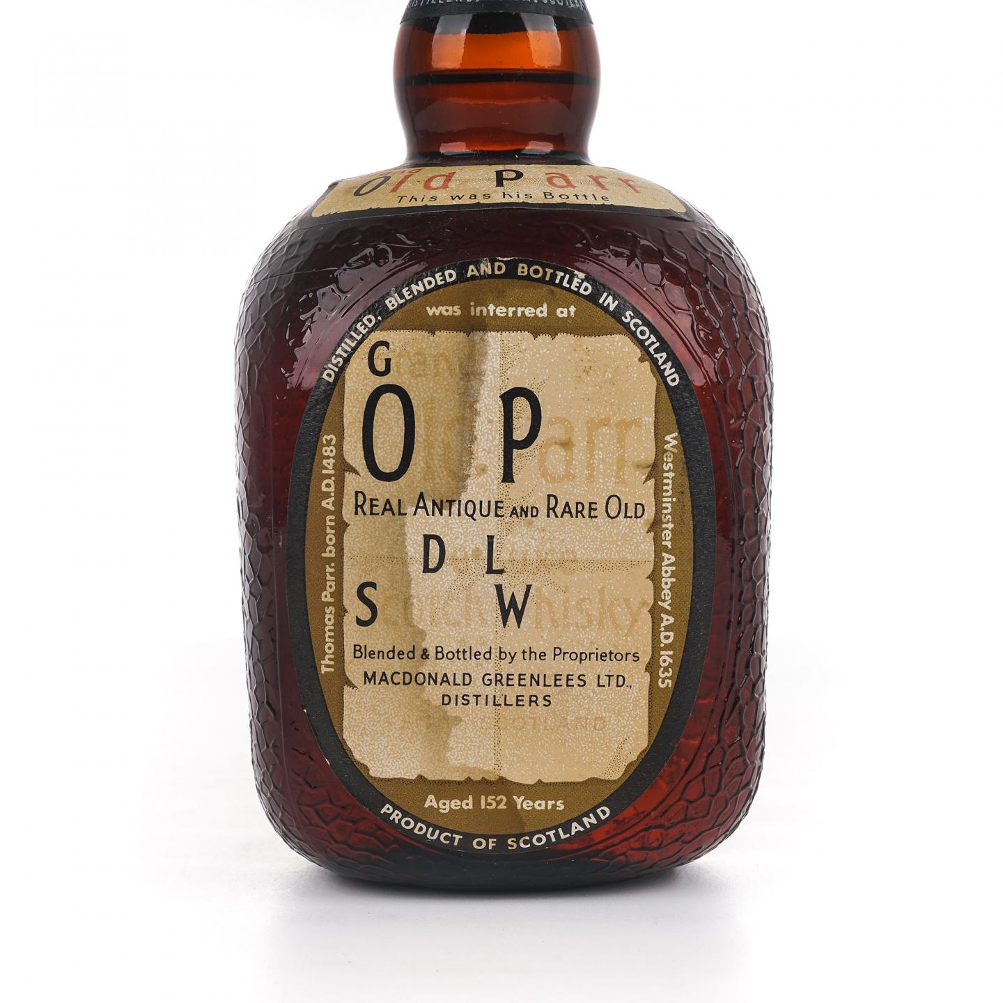 Grand Old Parr 调和 弹弓头 De Luxe Scotch Whisky