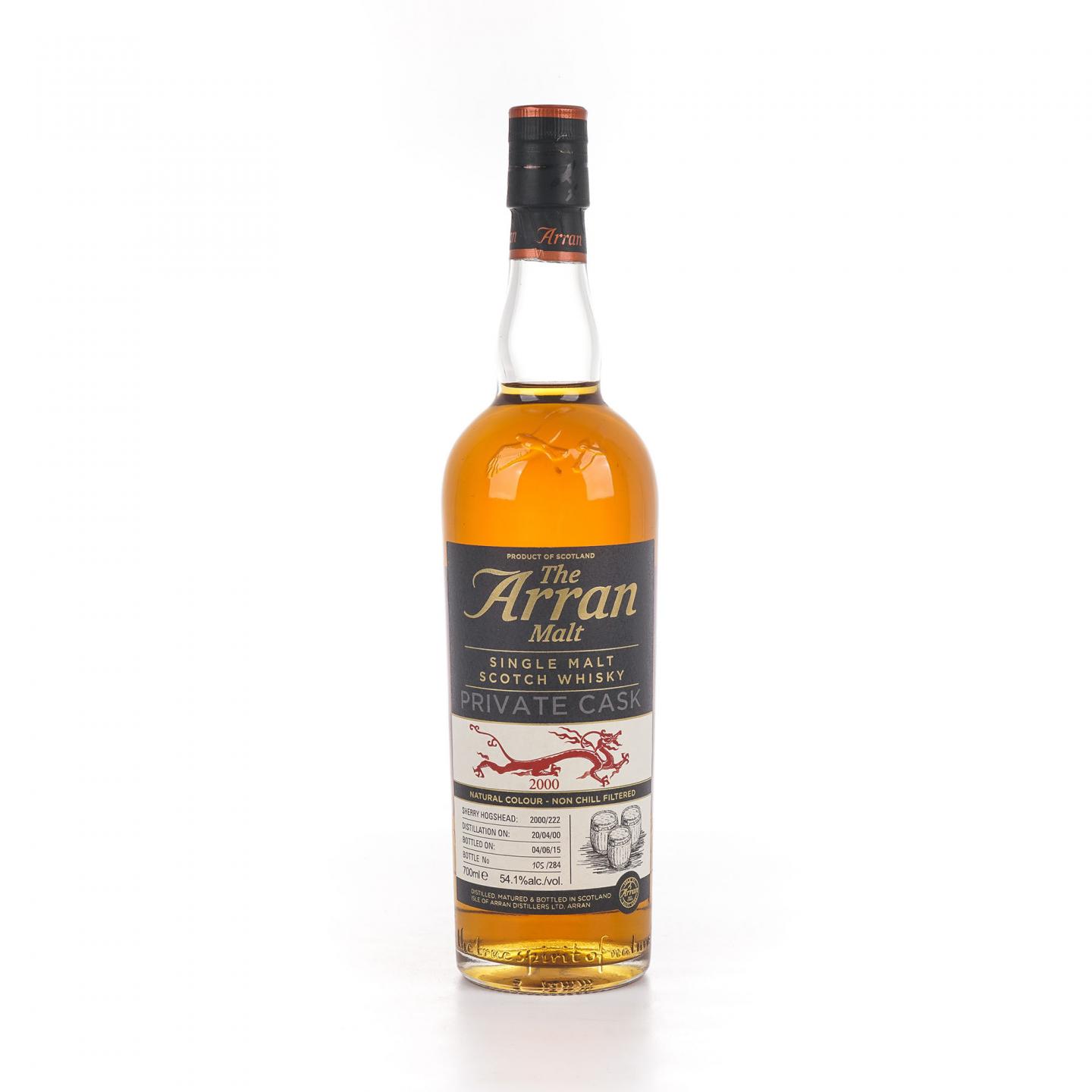 Arran 艾伦 2000-2015 Private Cask 雪莉桶#2000/222