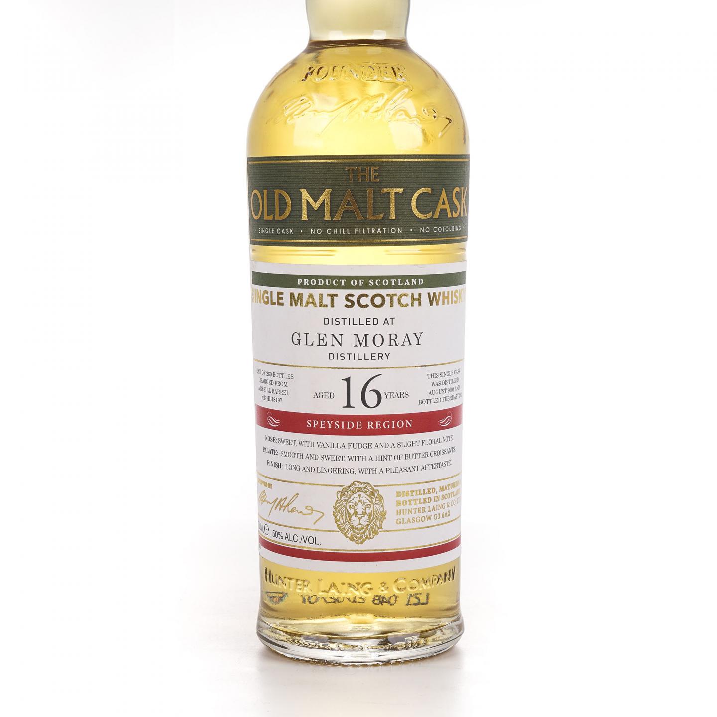 Glen Moray 格兰莫雷 16年 2004 Old Malt Cask 单桶 HL