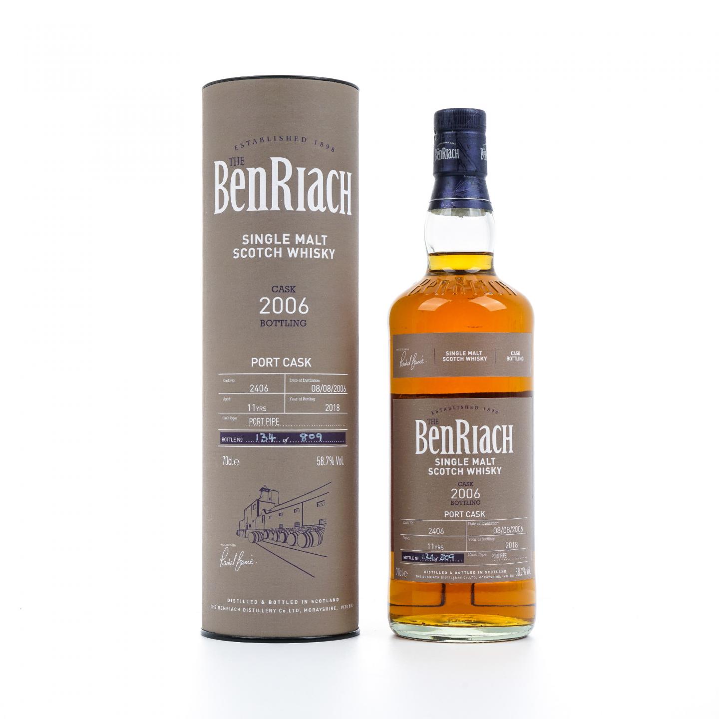 BenRiach 本利亚克 11年 2006-2018 波特桶