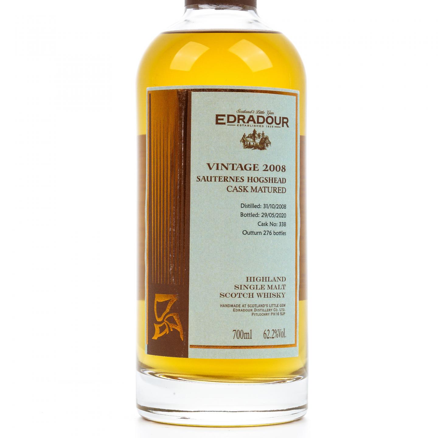 Edradour 埃德拉多尔 2008-2020 苏玳桶#338 行货