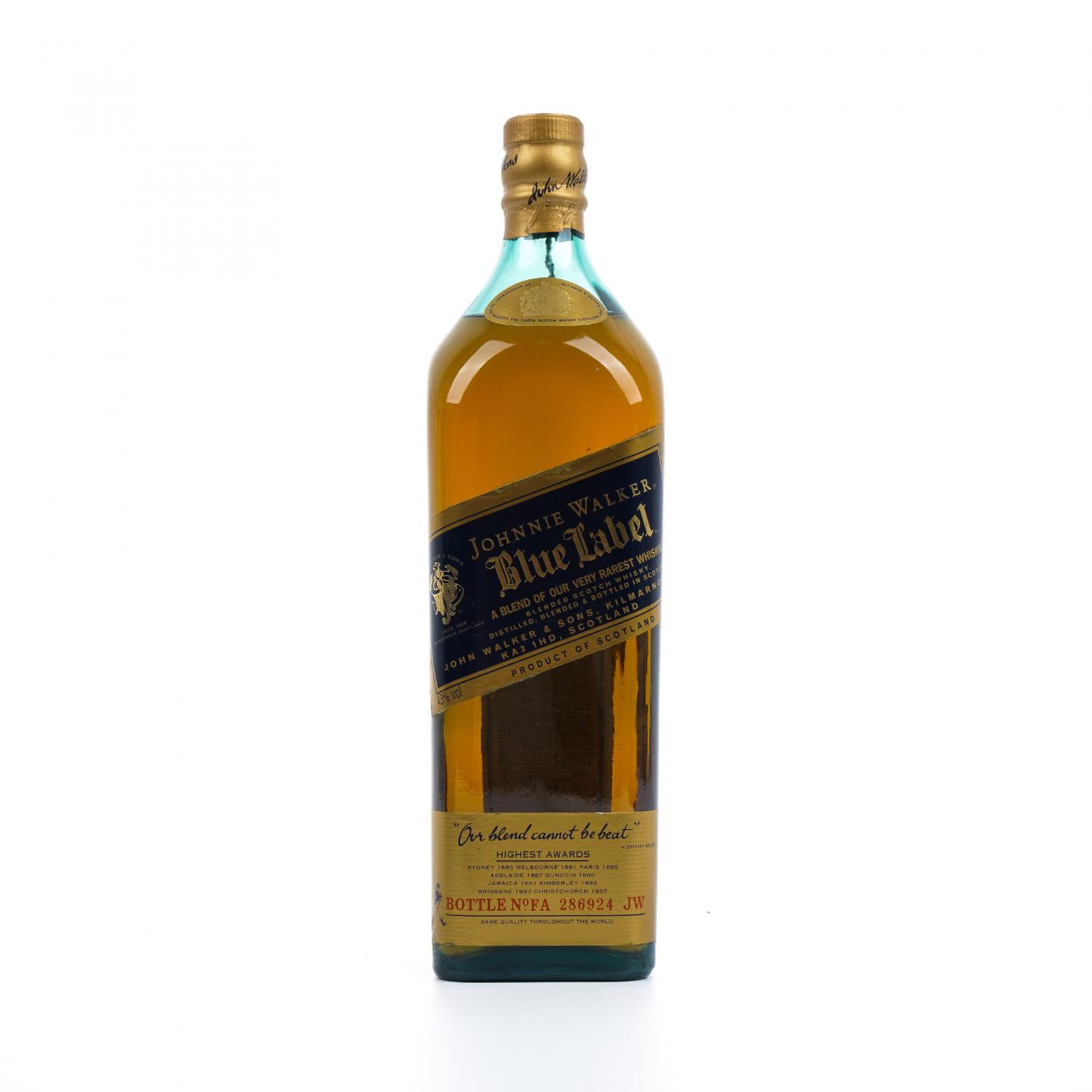 Johnnie walker 尊尼获加 蓝方珍藏 调和 Highest Awards 1L