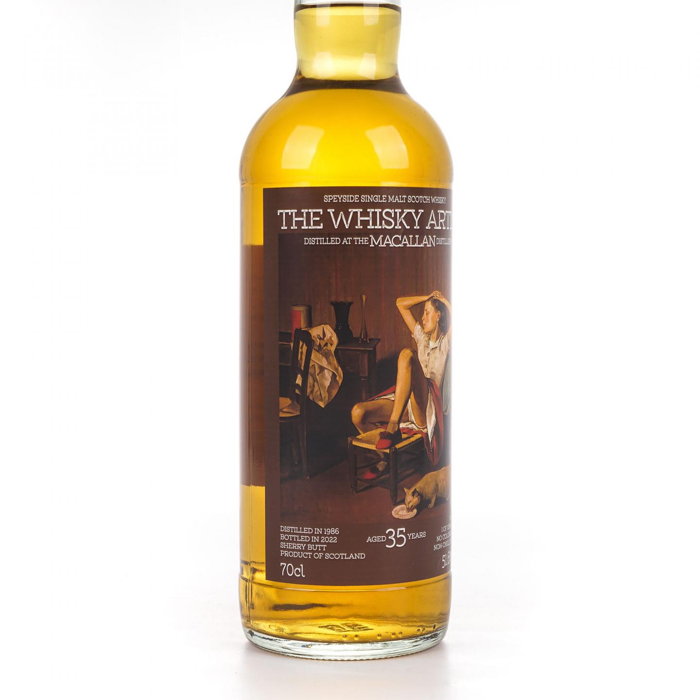 Macallan 麦卡伦 35年 1986-2022 雪莉桶#51383R 51.6%Vol.